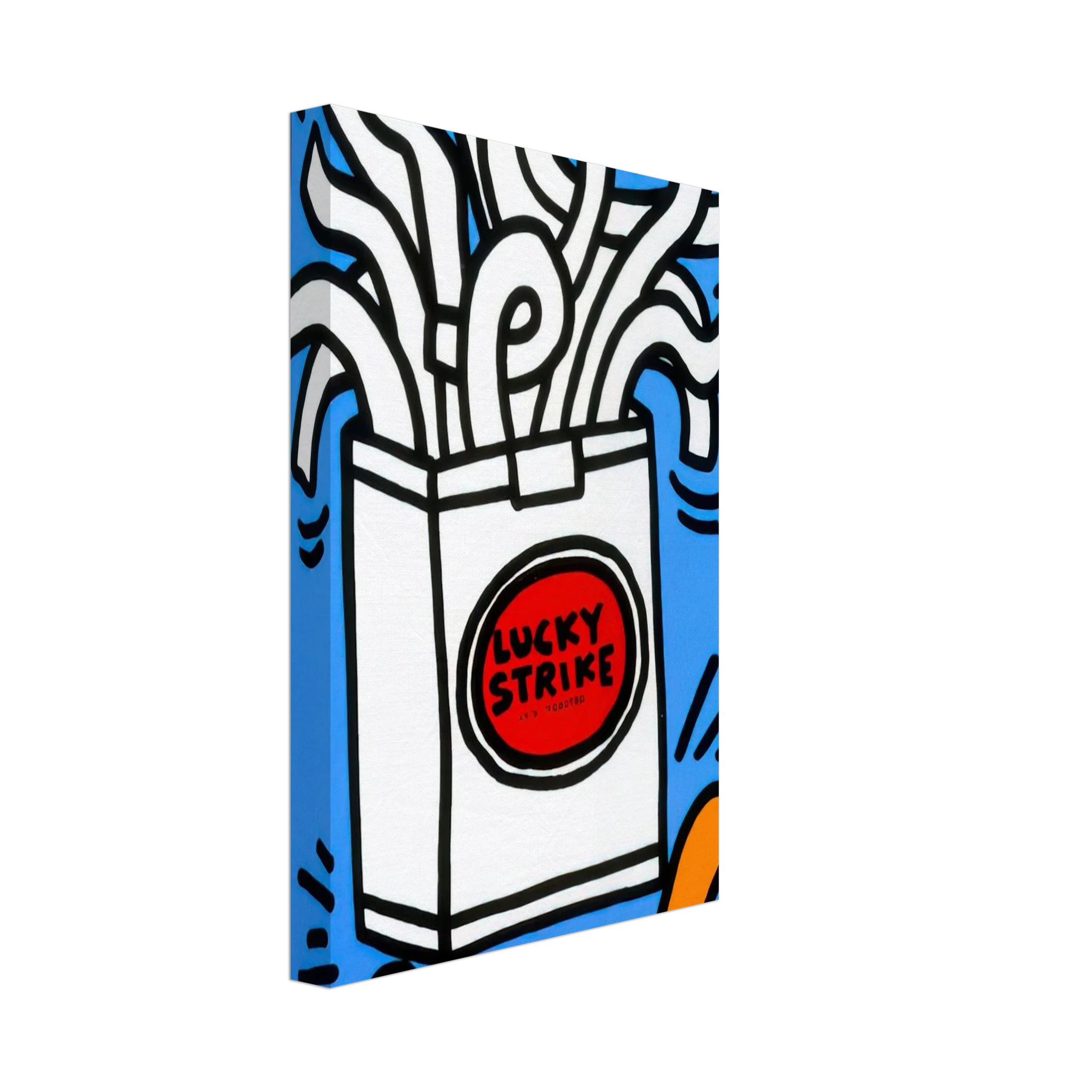 LUCKY STRIKE 1987 Canvas | Keith Haring Canvas | Keith Haring Prints