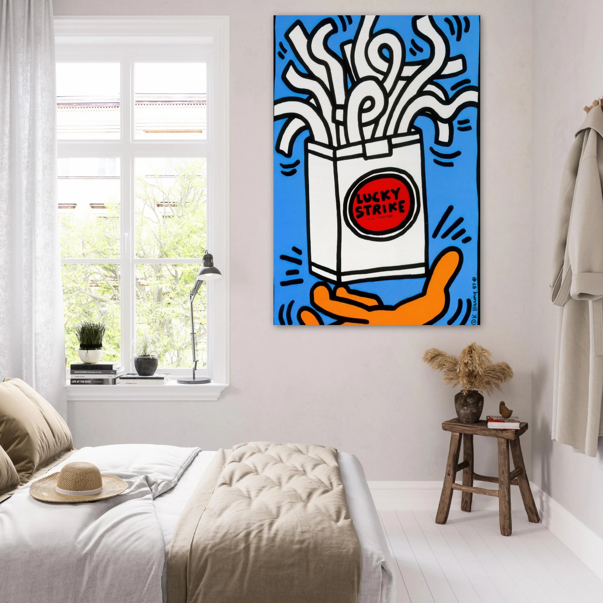 LUCKY STRIKE 1987 Poster | Keith Haring Poster | Keith Haring Prints