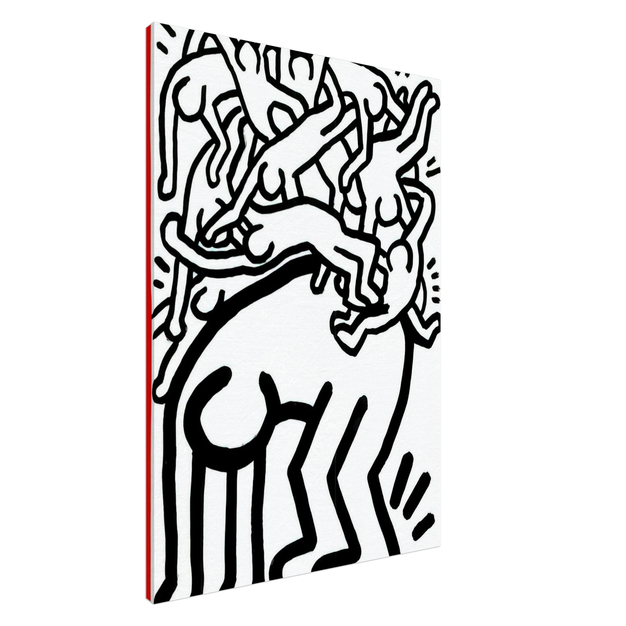 FIGHT AIDS WORLDWIDE 1990 Canvas | Keith Haring Canvas | Keith Haring Prints