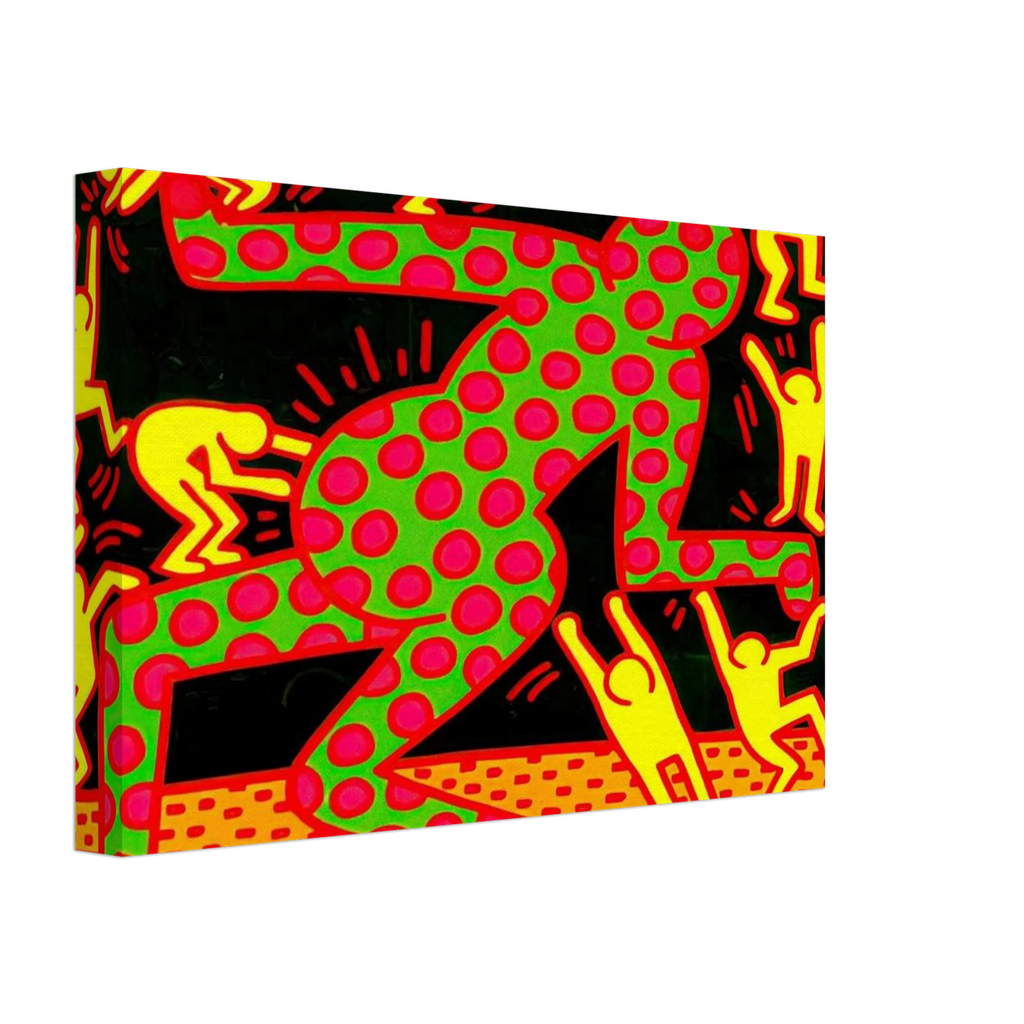 UNTITLED 1983 2 Canvas | Keith Haring Canvas | Keith Haring Prints