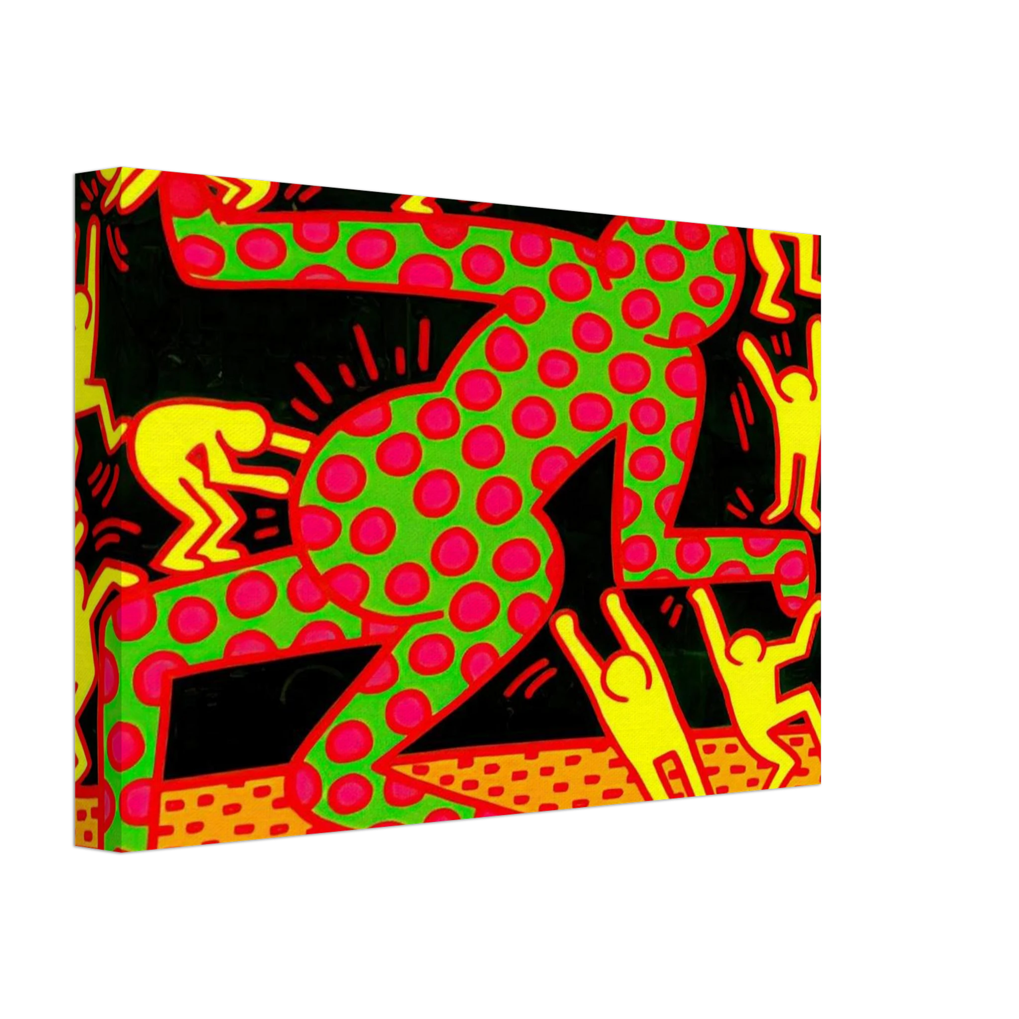 UNTITLED 1983 2 Canvas | Keith Haring Canvas | Keith Haring Prints