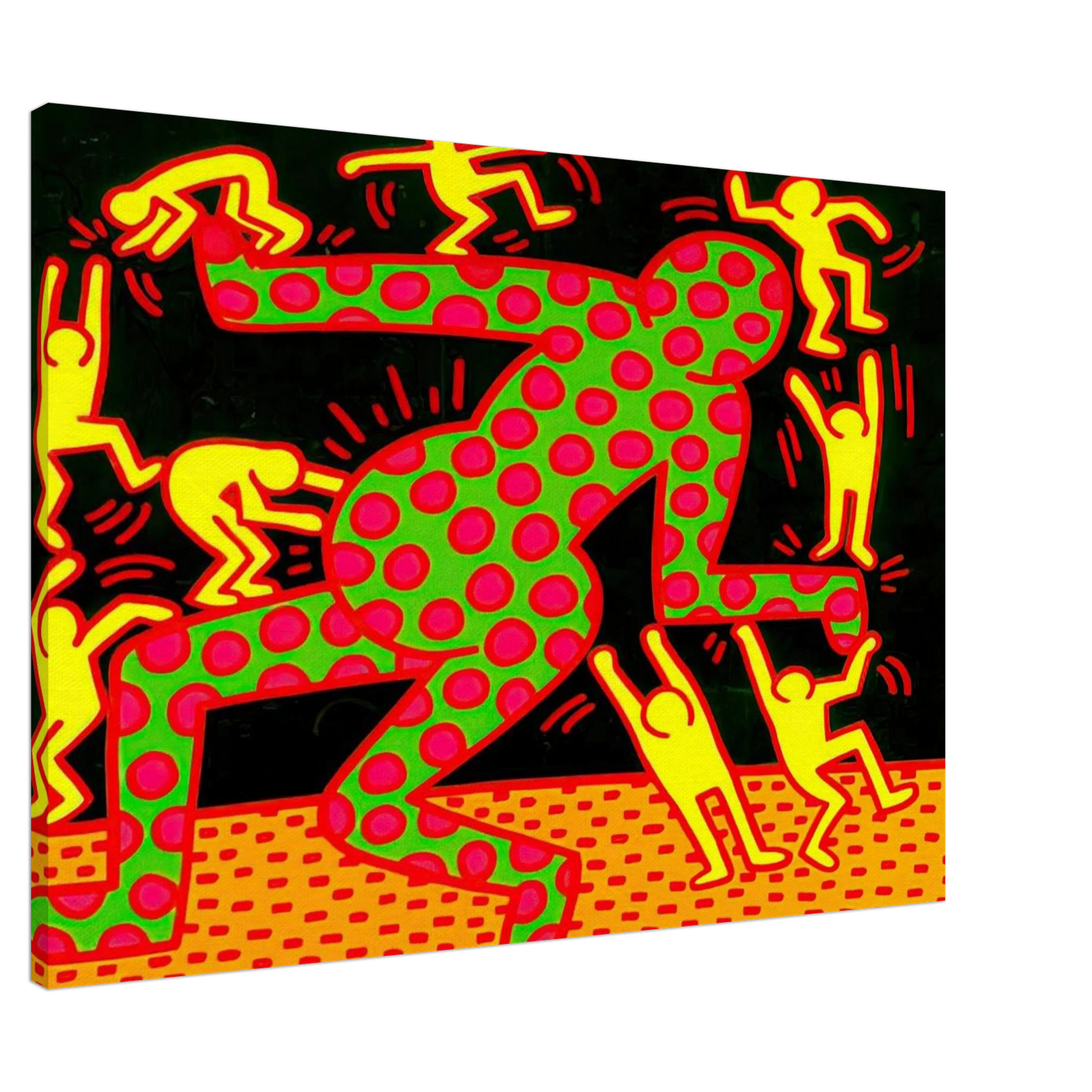 UNTITLED 1983 2 Canvas | Keith Haring Canvas | Keith Haring Prints