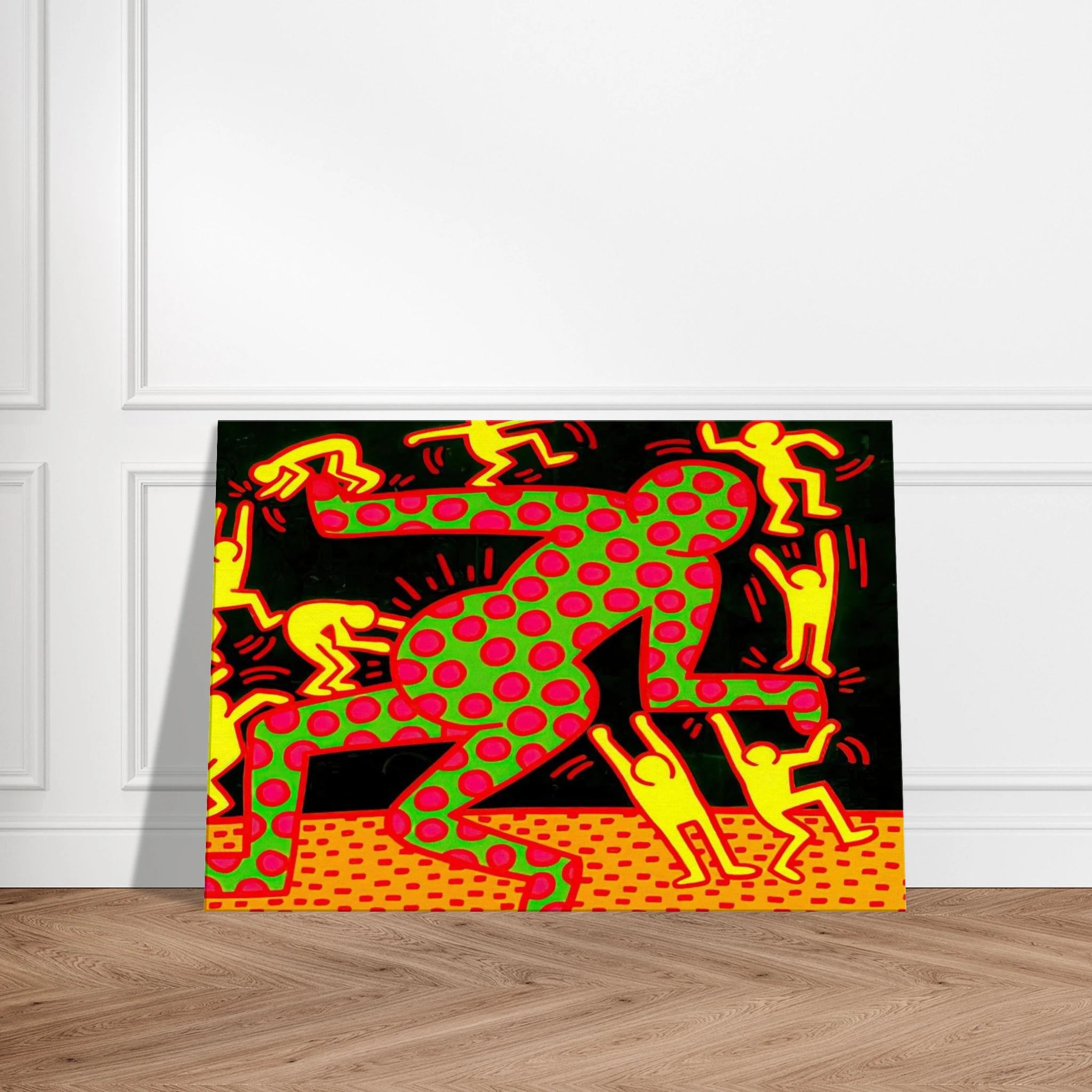 UNTITLED 1983 2 Canvas | Keith Haring Canvas | Keith Haring Prints