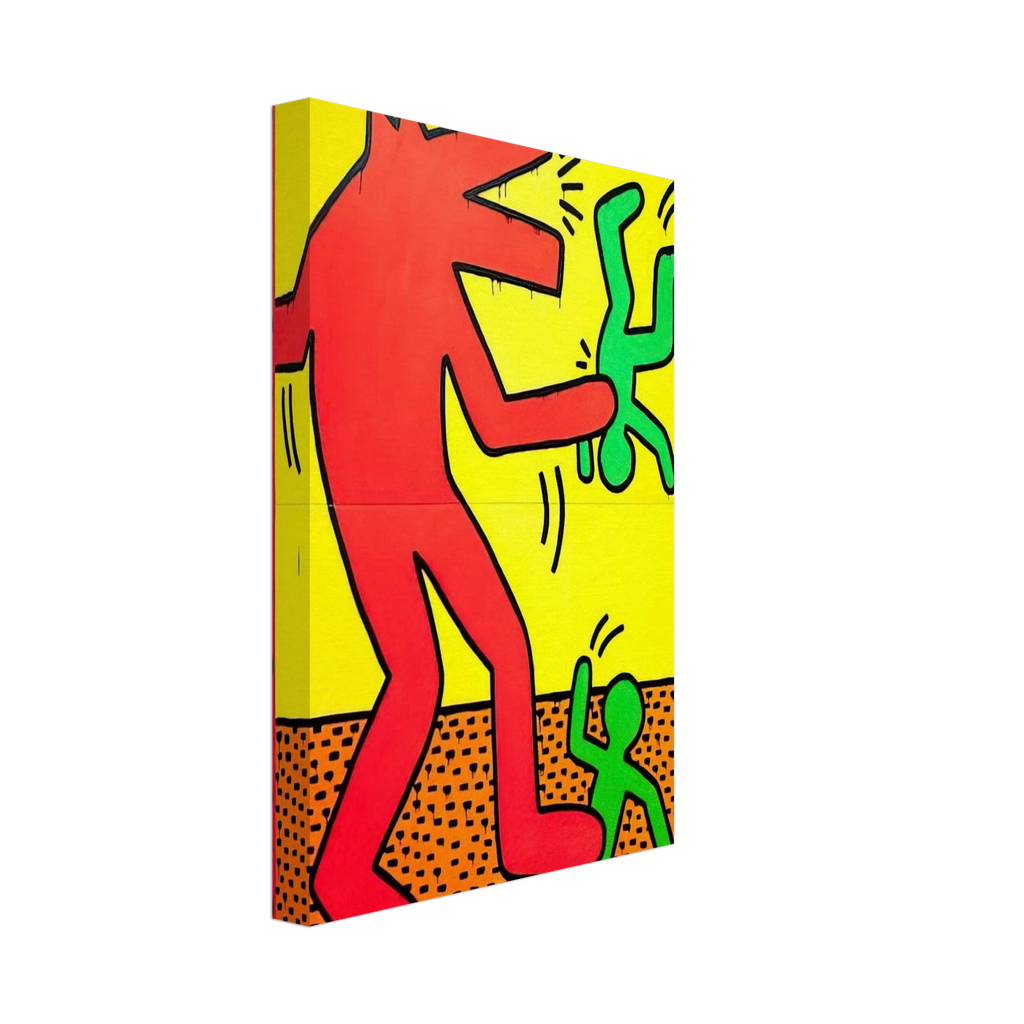 UNTITLED 1982 1 Canvas | Keith Haring Canvas | Keith Haring Prints
