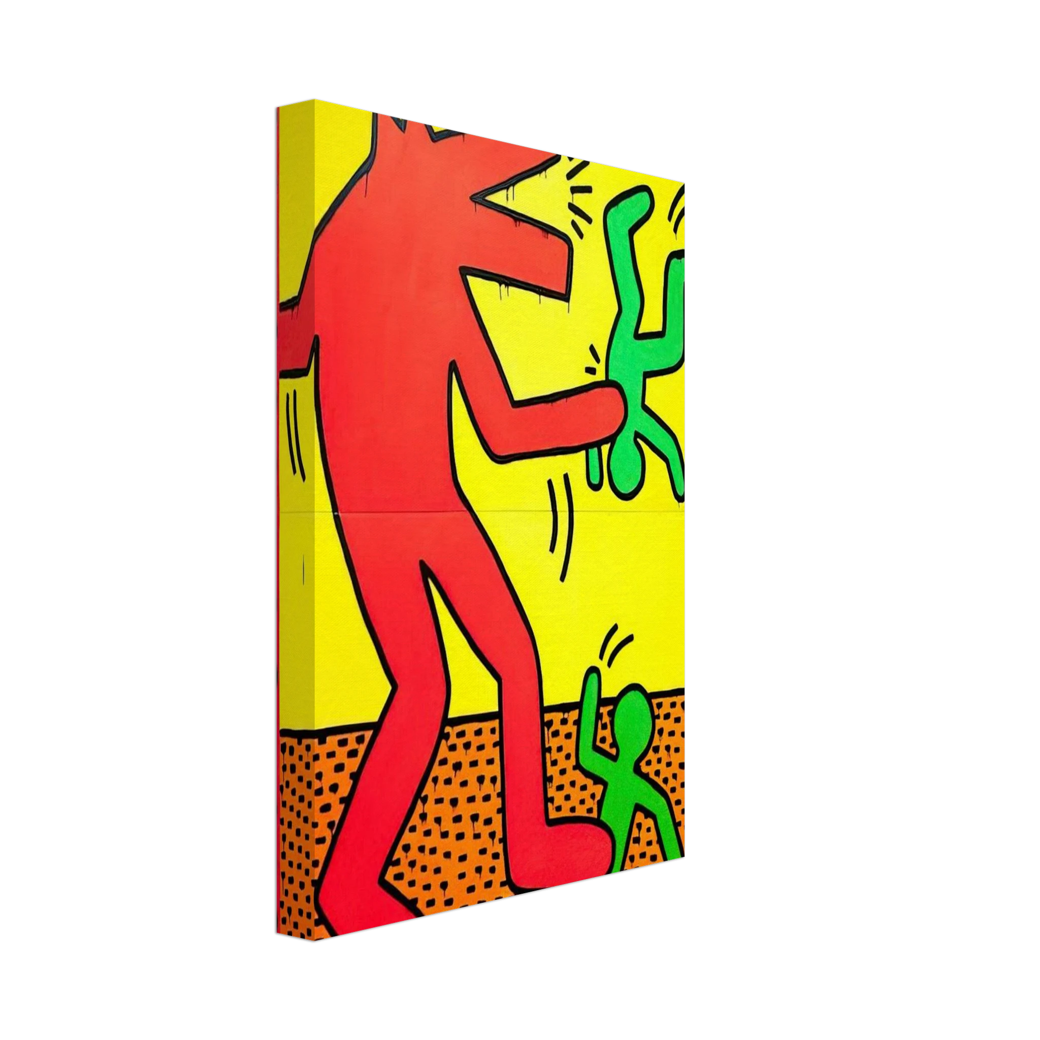 UNTITLED 1982 1 Canvas | Keith Haring Canvas | Keith Haring Prints