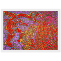 MOSES AND THE BURNING BUSH 1985 Framed Poster | Keith Haring Framed Prints Wall Art | Keith Haring Prints