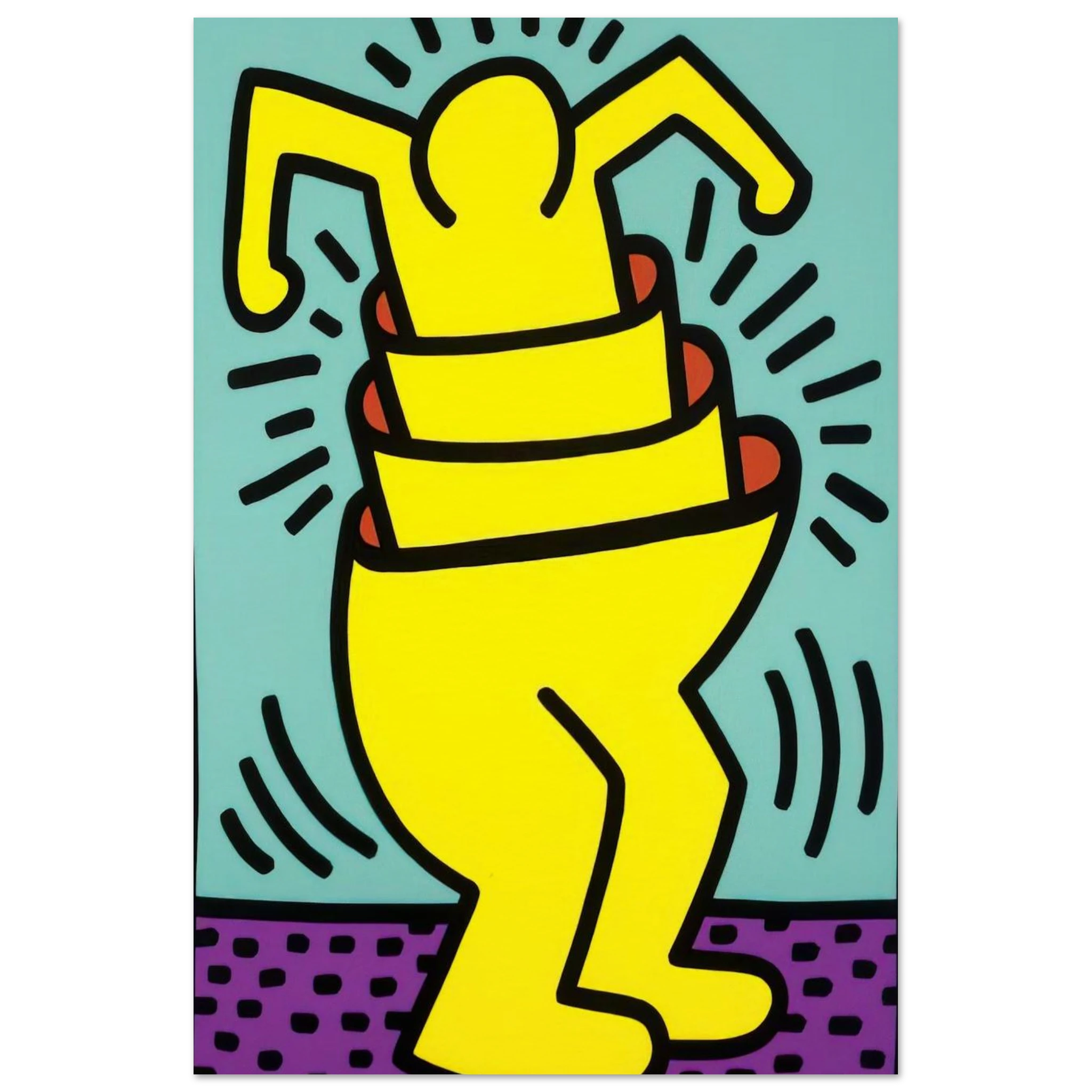 UNTITLED 1989 Poster | Keith Haring Poster | Keith Haring Prints