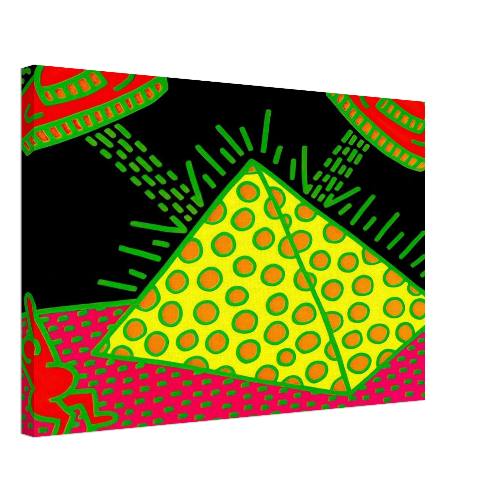 UNTITLED 1983 3 Canvas | Keith Haring Canvas | Keith Haring Prints