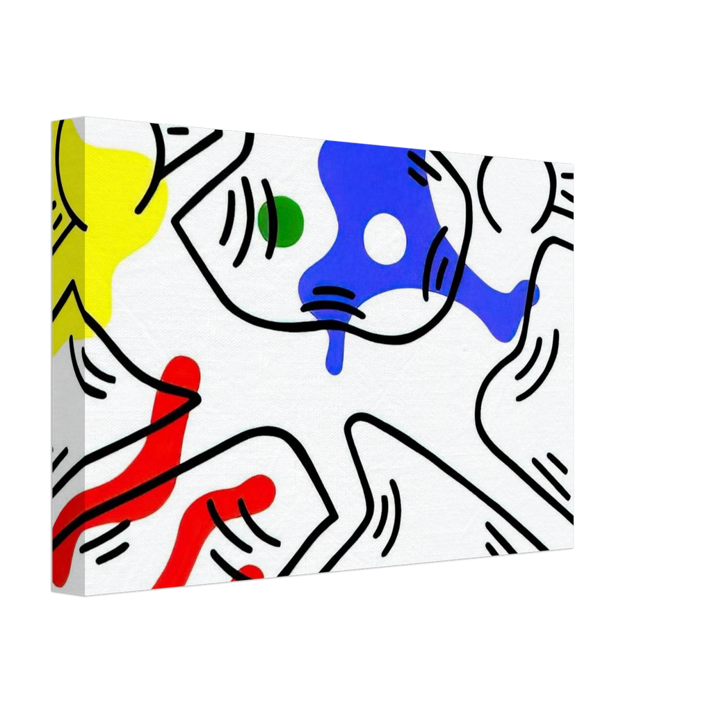 UNTITLED 1986 Canvas | Keith Haring Canvas | Keith Haring Prints