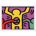 POP SHOP 1 1987 Framed Poster | Keith Haring Framed Prints Wall Art | Keith Haring Prints