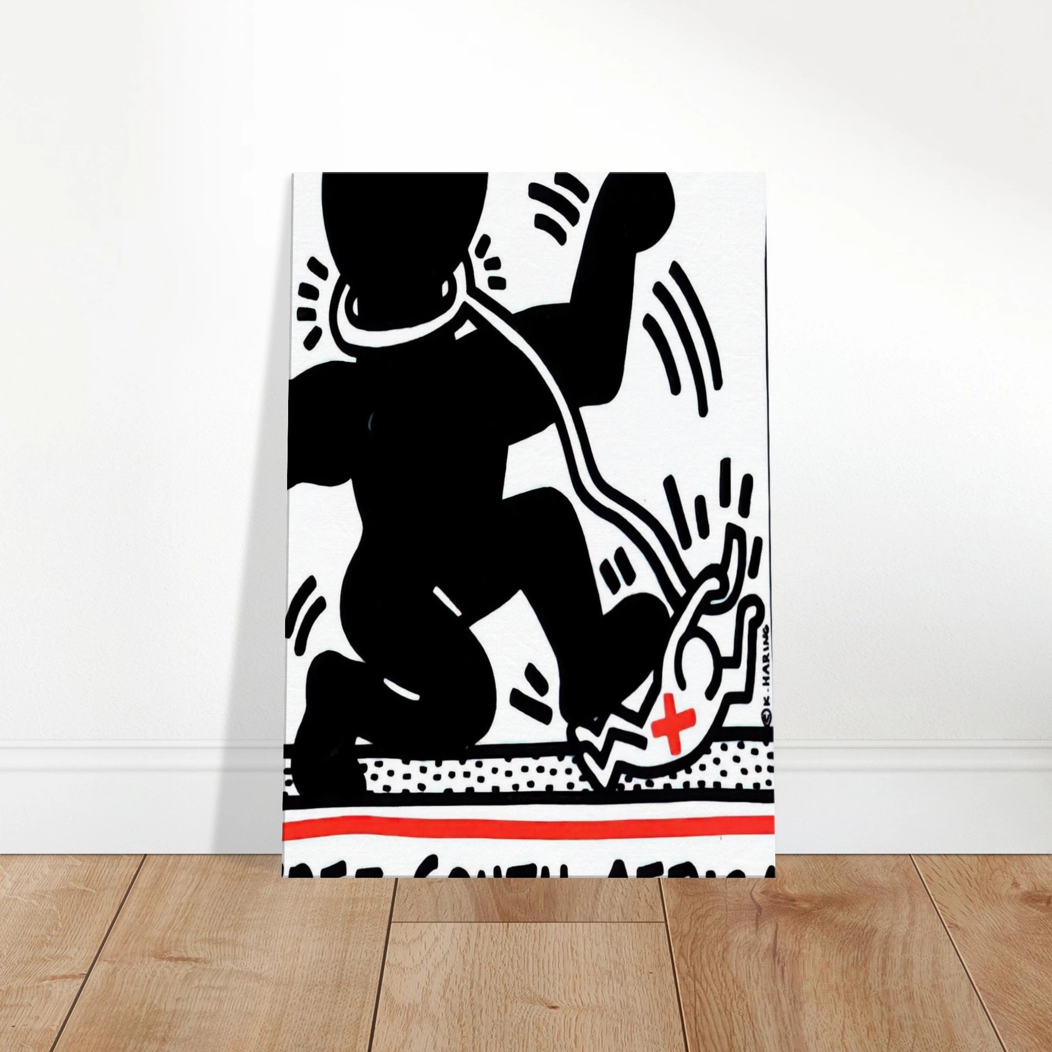 FREE SOUTH AFRICA 1985 Canvas | Keith Haring Canvas | Keith Haring Prints