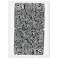 LABYRINTH 1989 Framed Poster | Keith Haring Framed Prints Wall Art | Keith Haring Prints