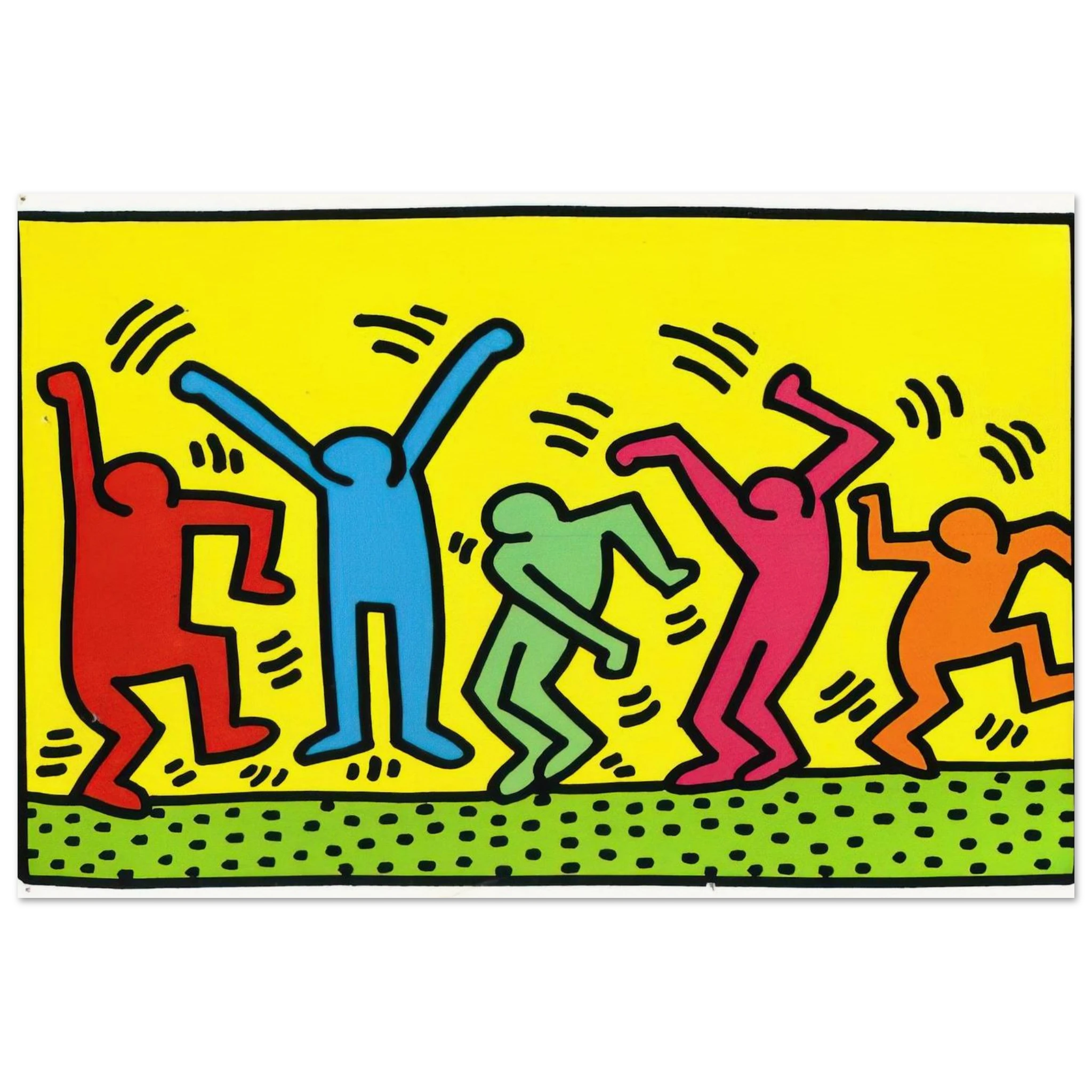 UNTITLED DANCE 1987 Poster | Keith Haring Poster | Keith Haring Prints