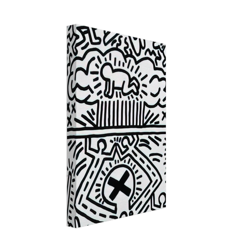 ANTI NUCLEAR RALLY 1982 Canvas | Keith Haring Canvas | Keith Haring Prints