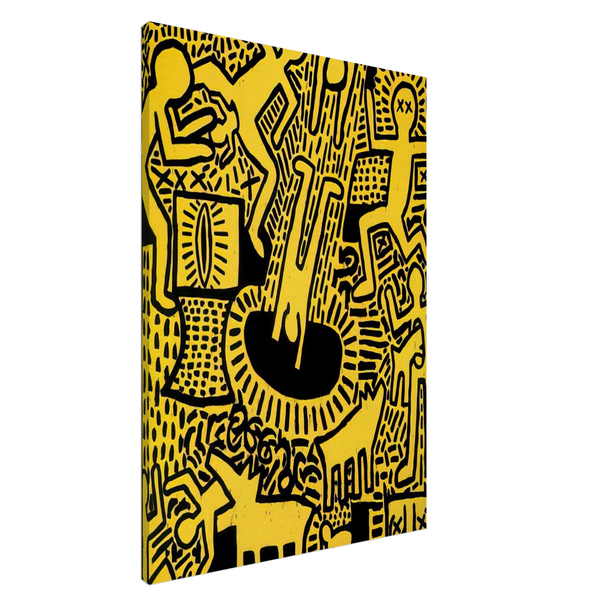 UNTITLED 1981 Canvas | Keith Haring Canvas | Keith Haring Prints