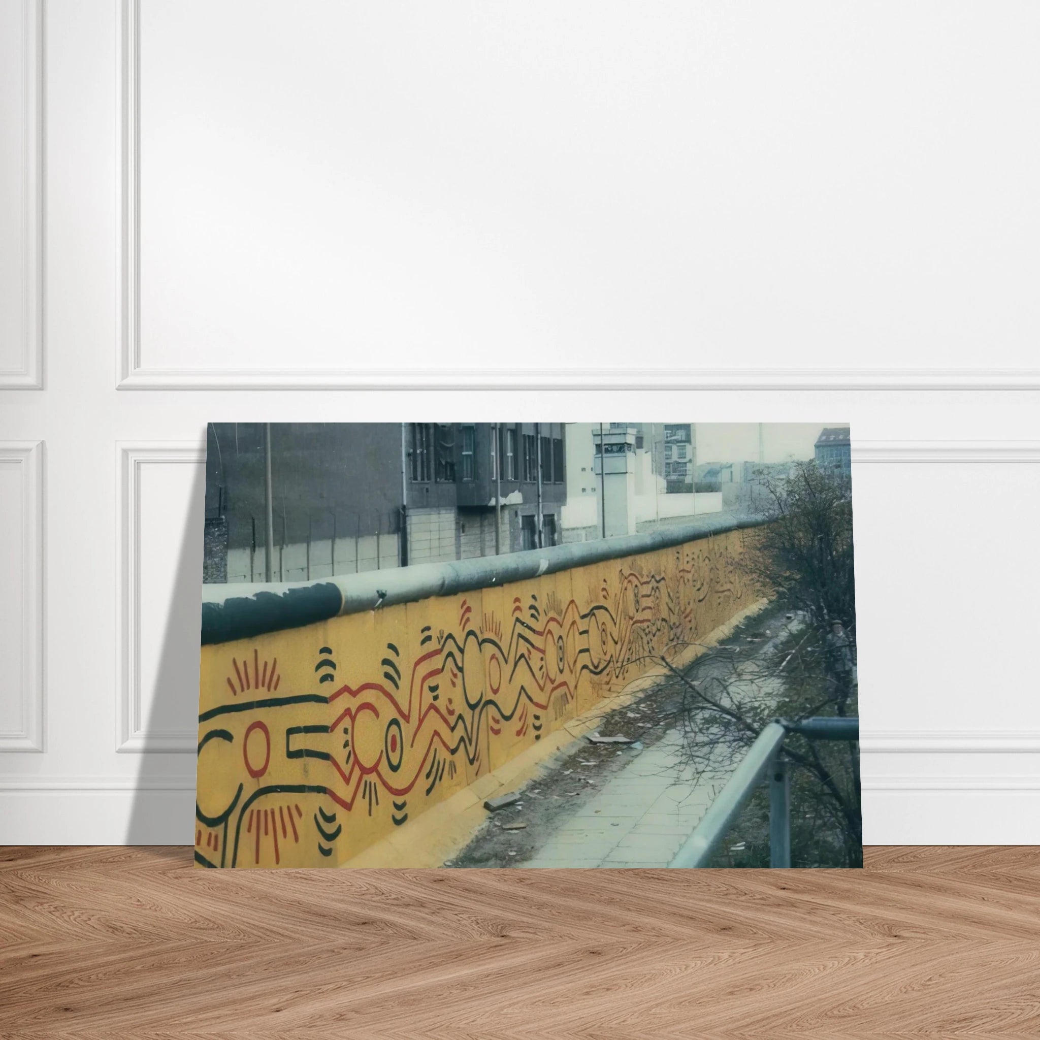 BERLIN MURAL 1986 Poster | Keith Haring Poster | Keith Haring Prints