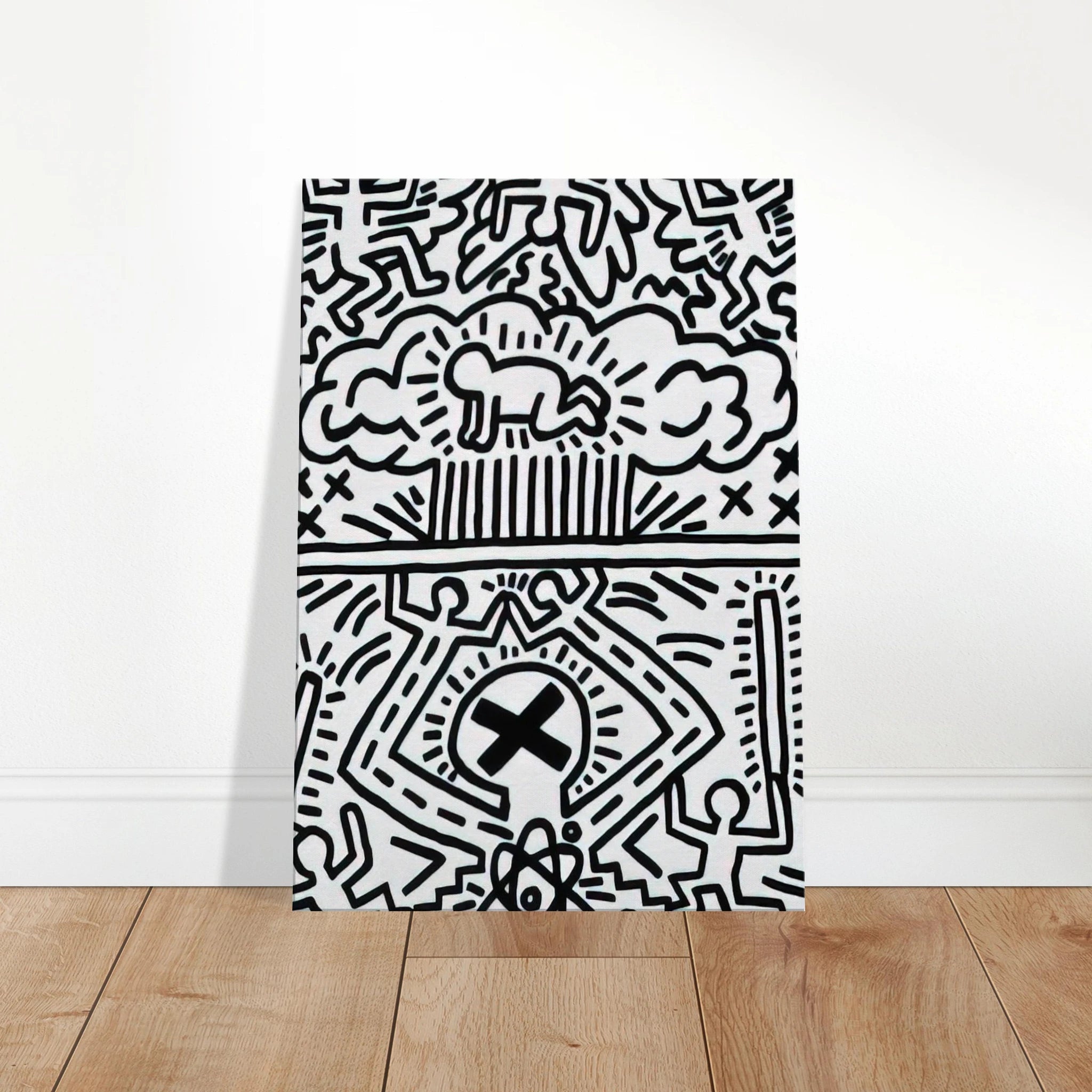 ANTI NUCLEAR RALLY 1982 Canvas | Keith Haring Canvas | Keith Haring Prints