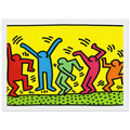 UNTITLED DANCE 1987 Framed Poster | Keith Haring Framed Prints Wall Art | Keith Haring Prints