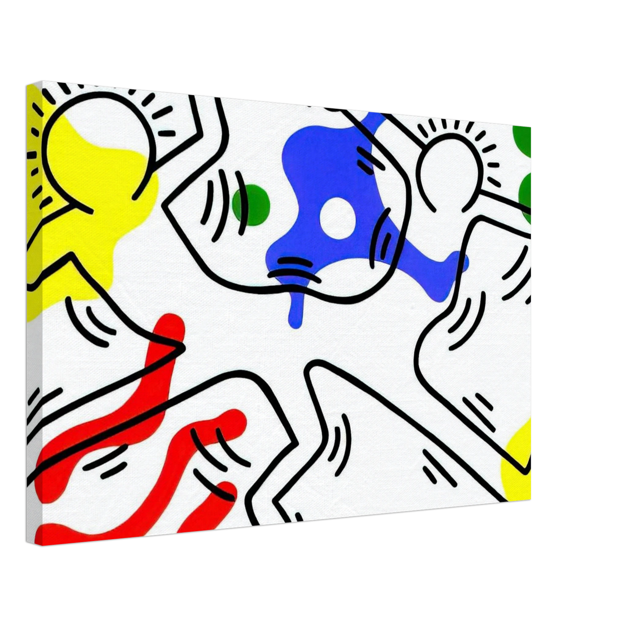 UNTITLED 1986 Canvas | Keith Haring Canvas | Keith Haring Prints