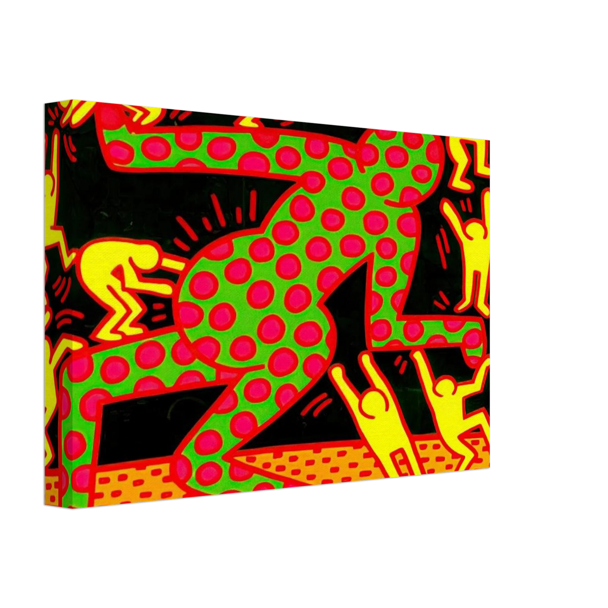 UNTITLED 1983 2 Canvas | Keith Haring Canvas | Keith Haring Prints