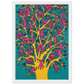 THE TREE OF MONKEYS Framed Poster | Keith Haring Framed Prints Wall Art | Keith Haring Prints