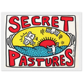 PROMOTIONAL POSTER FOR SECRET PASTURES 1984 Framed Poster | Keith Haring Framed Prints Wall Art | Keith Haring Prints