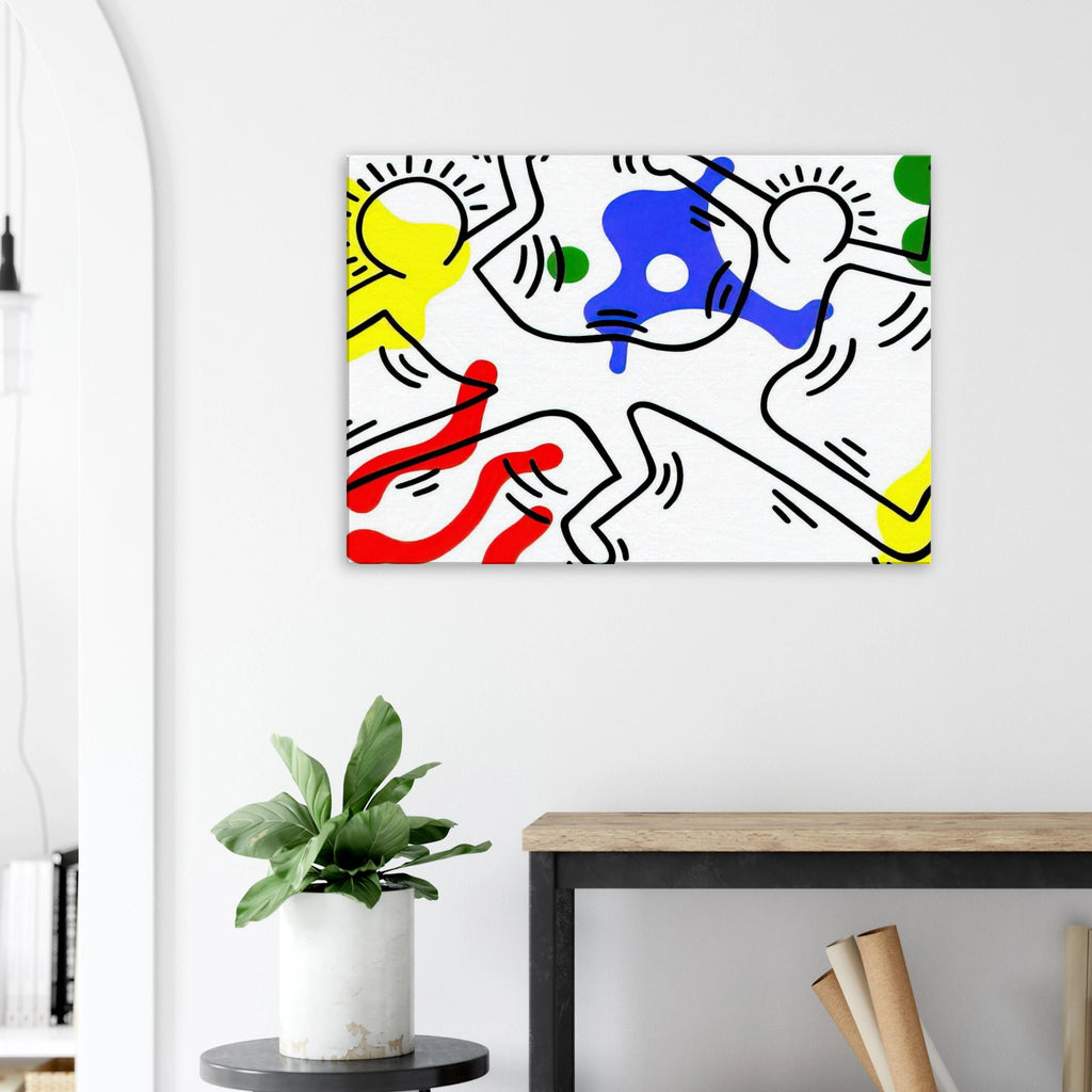 UNTITLED 1986 Canvas | Keith Haring Canvas | Keith Haring Prints