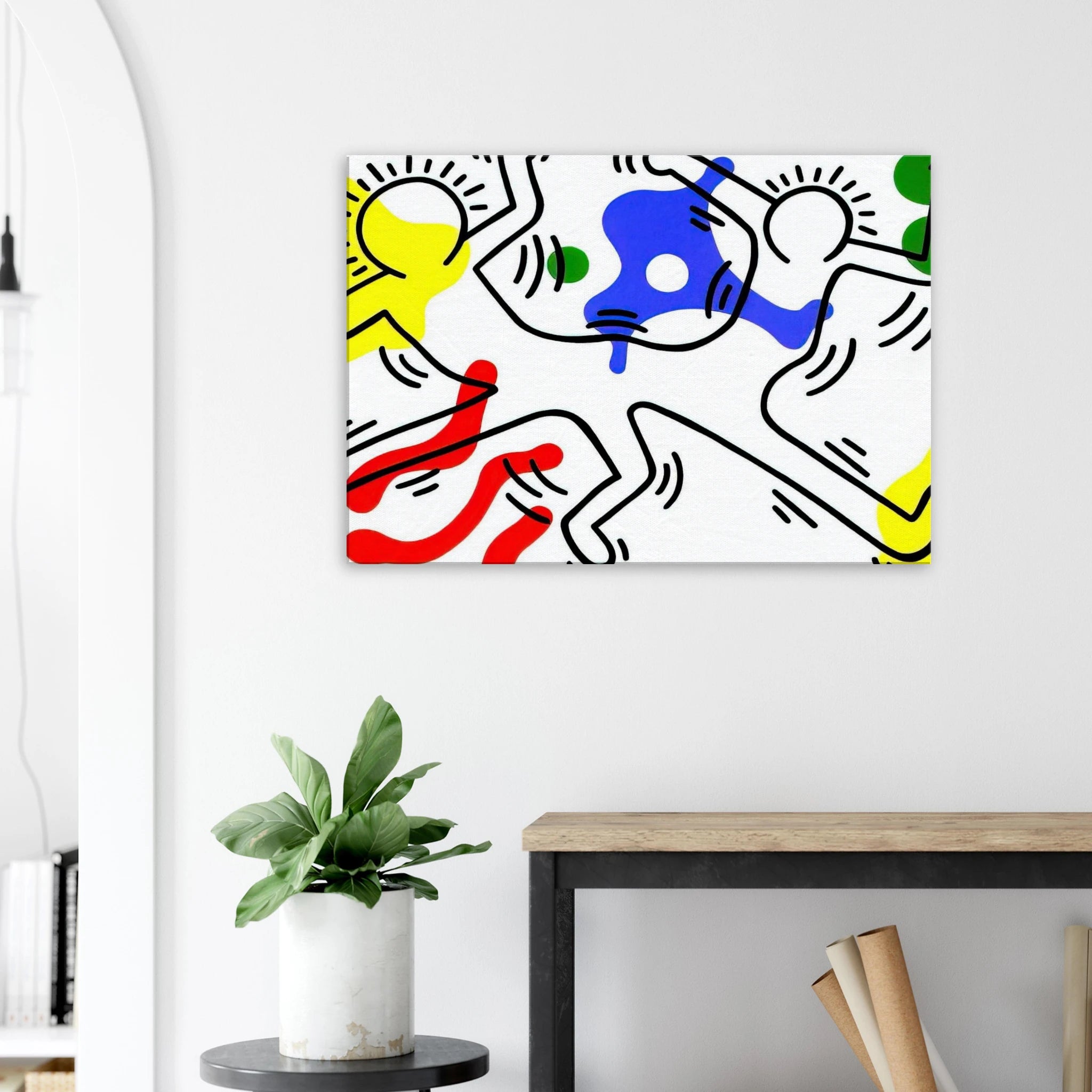 UNTITLED 1986 Canvas | Keith Haring Canvas | Keith Haring Prints