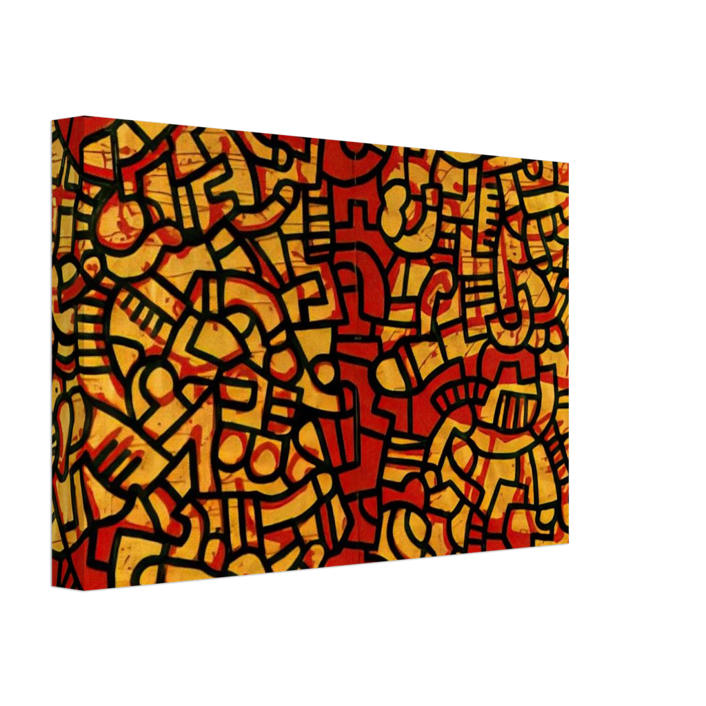 UNTITLED 1979 Canvas | Keith Haring Canvas | Keith Haring Prints