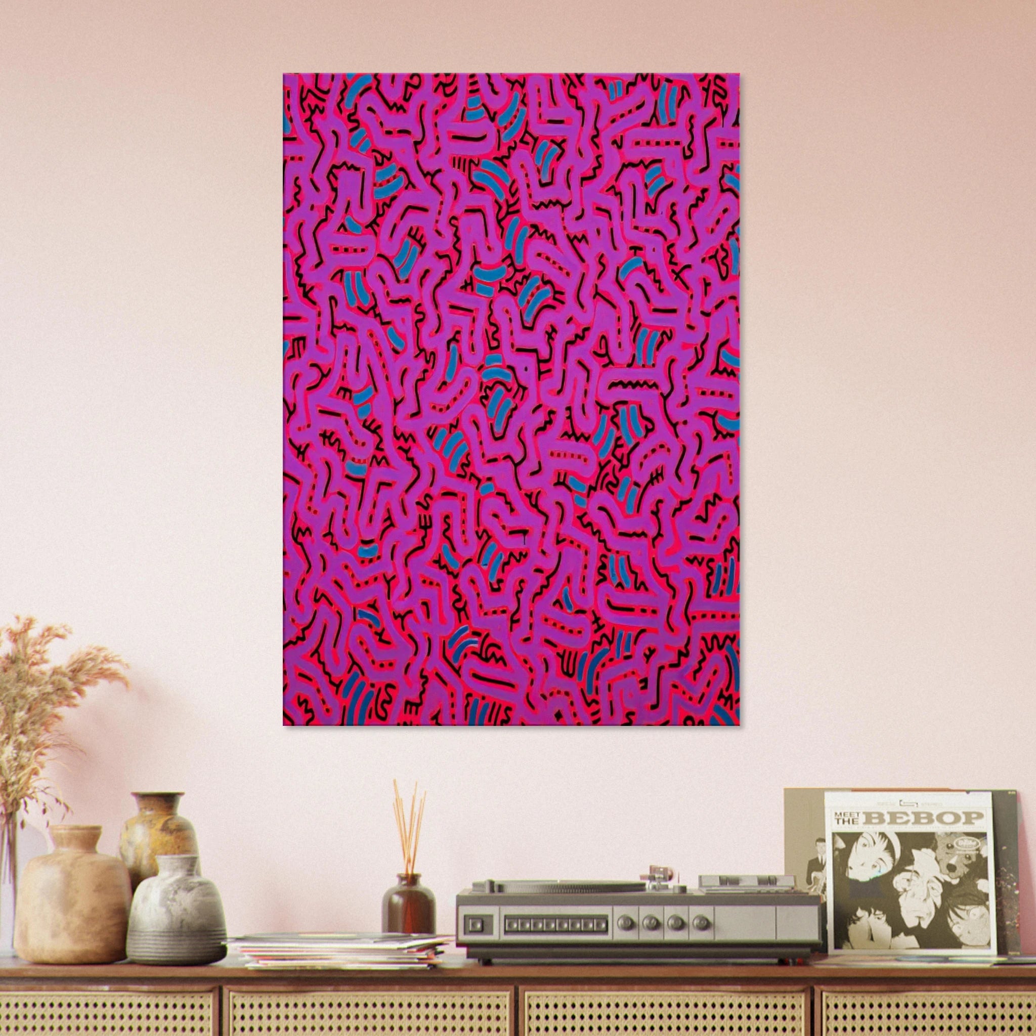 UNTITLED 1984 Canvas | Keith Haring Canvas | Keith Haring Prints