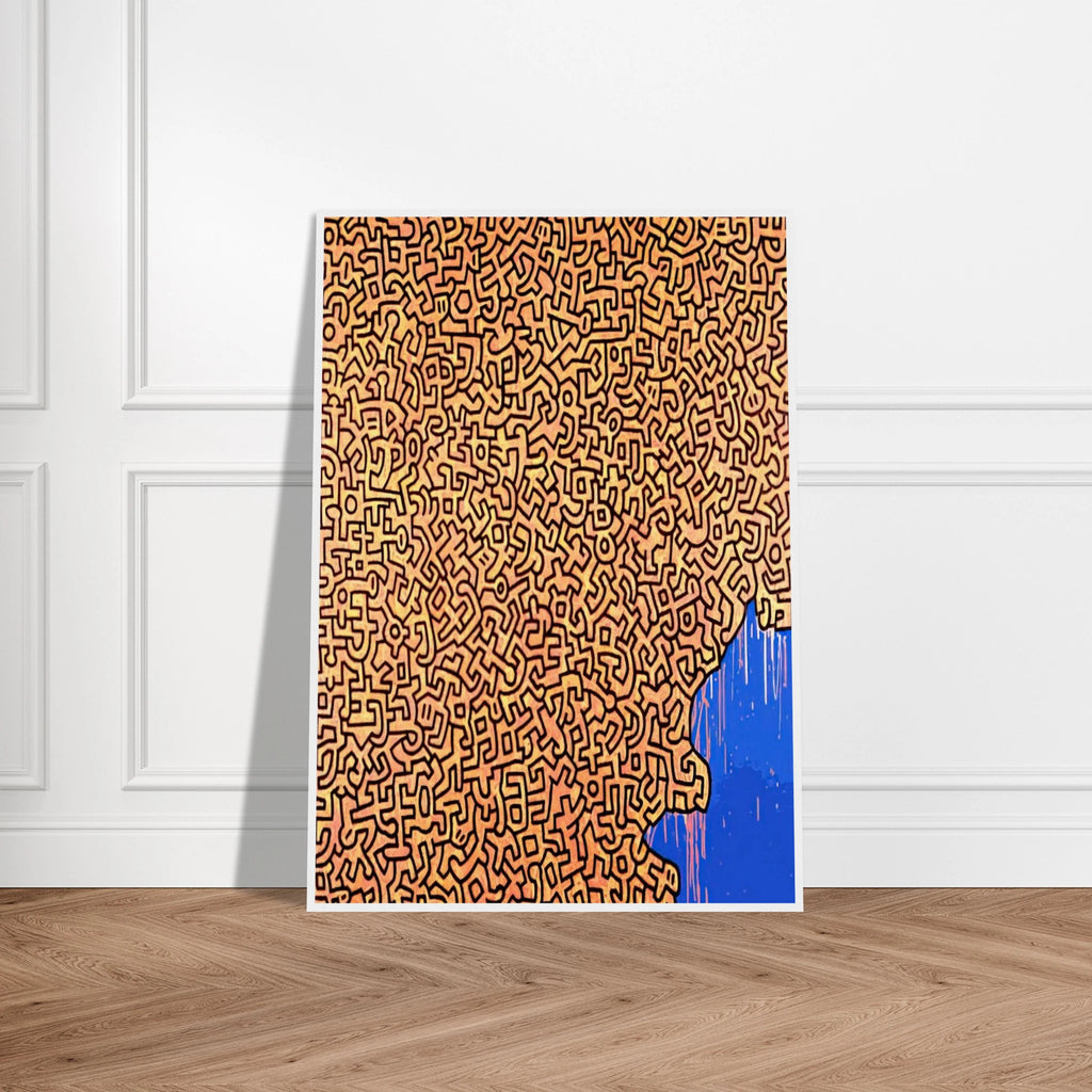 BRAZIL 1989 Framed Poster | Keith Haring Framed Prints Wall Art | Keith Haring Prints