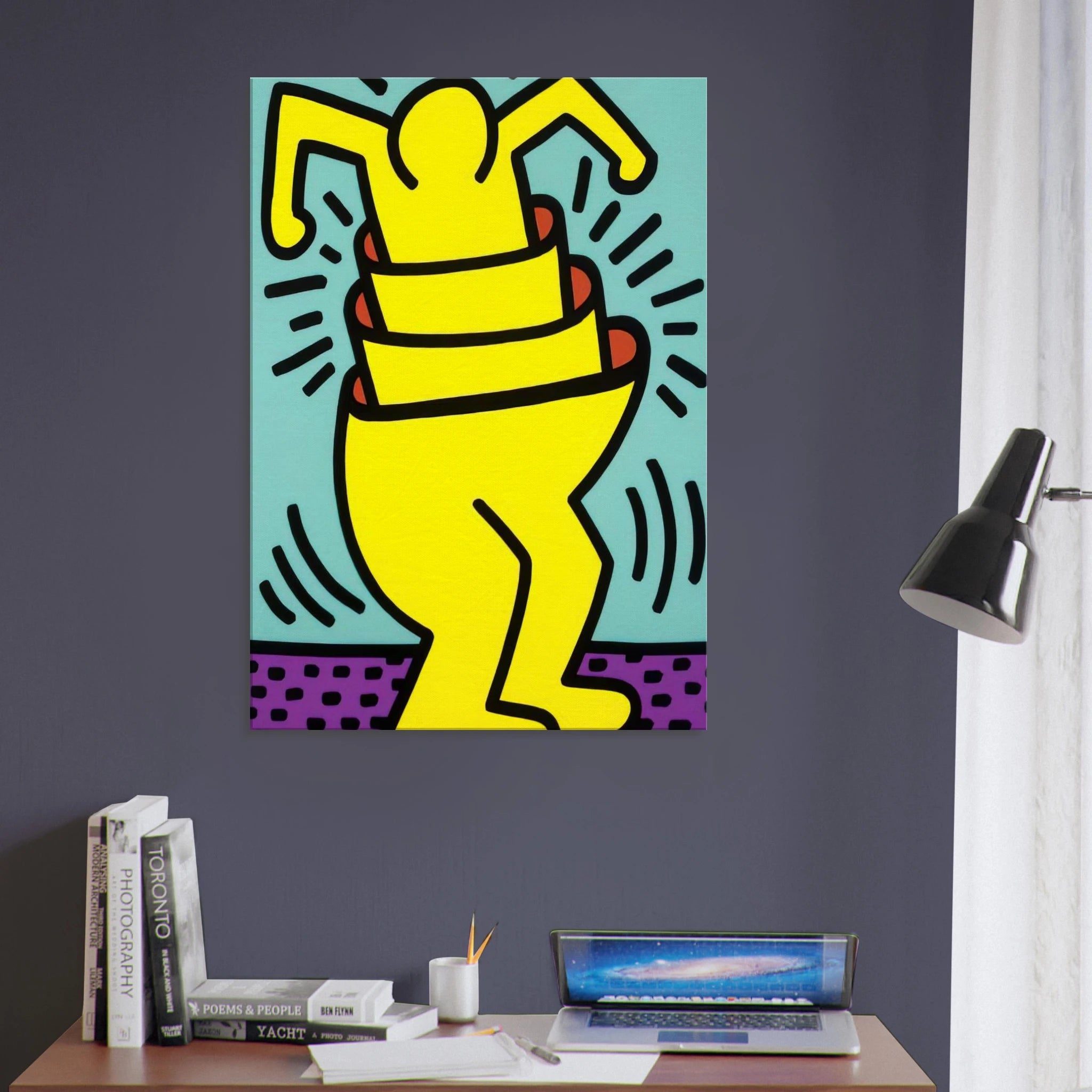 UNTITLED 1989 Canvas | Keith Haring Canvas | Keith Haring Prints
