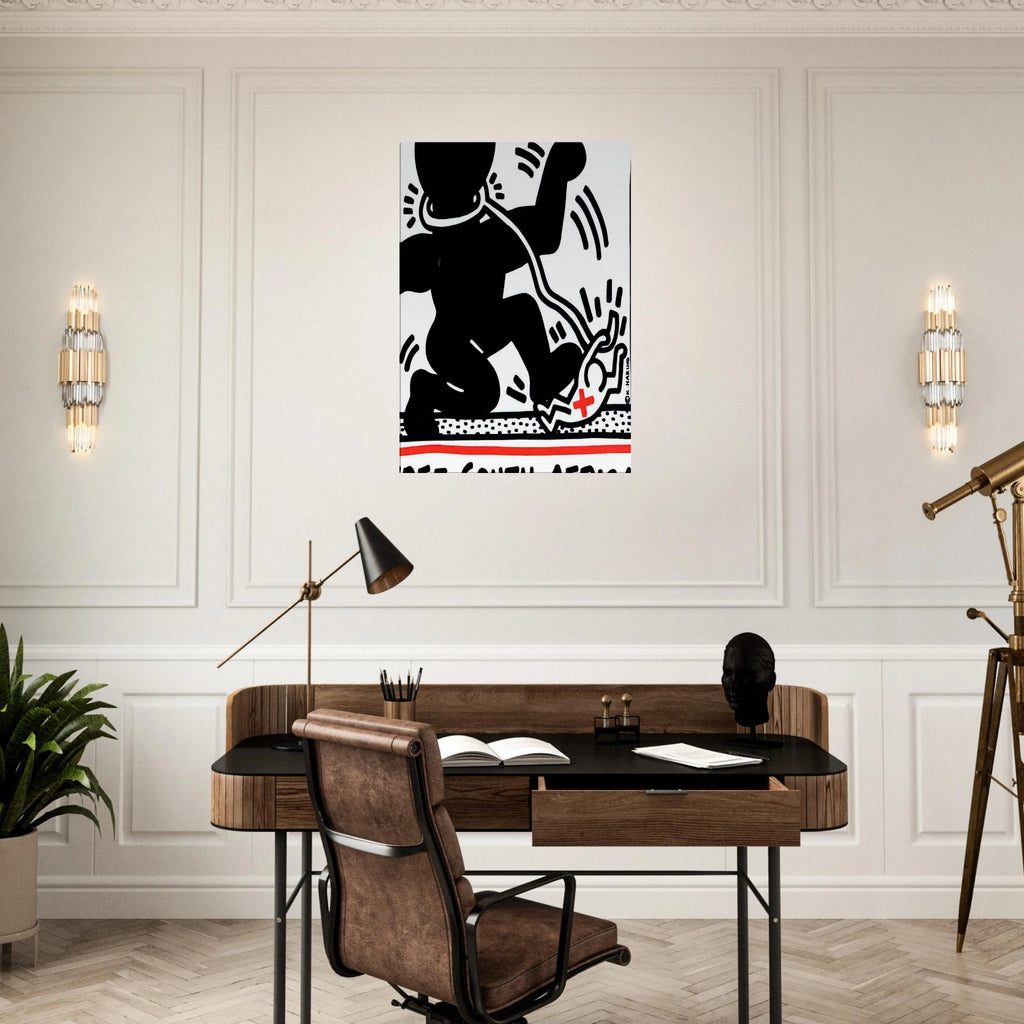 FREE SOUTH AFRICA 1985 Canvas | Keith Haring Canvas | Keith Haring Prints