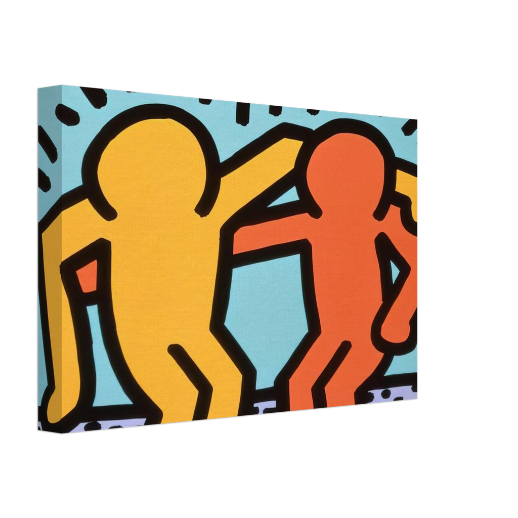 BEST BUDDIES 1990 Canvas | Keith Haring Canvas | Keith Haring Prints