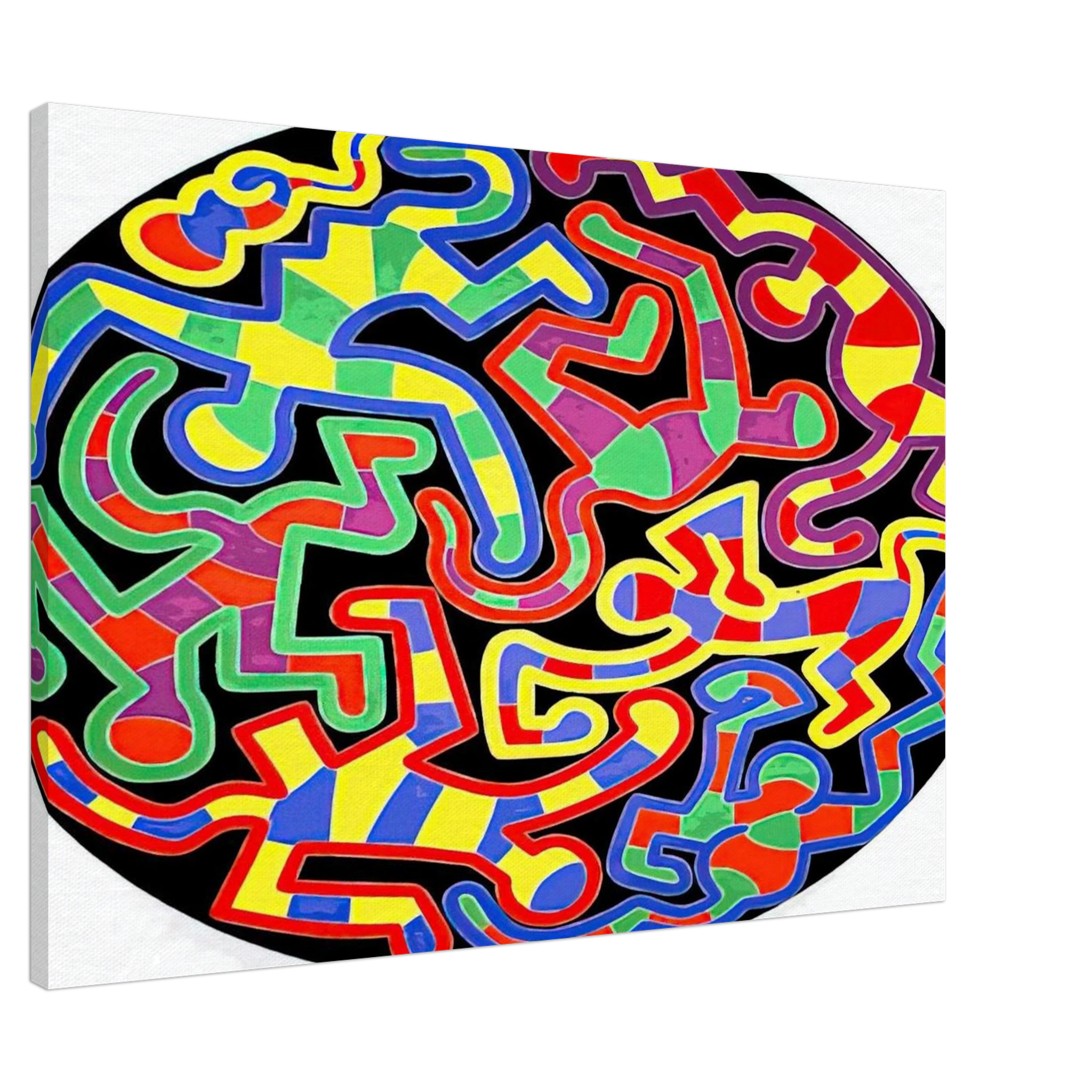 MONKEY PUZZLE 1988 Canvas | Keith Haring Canvas | Keith Haring Prints