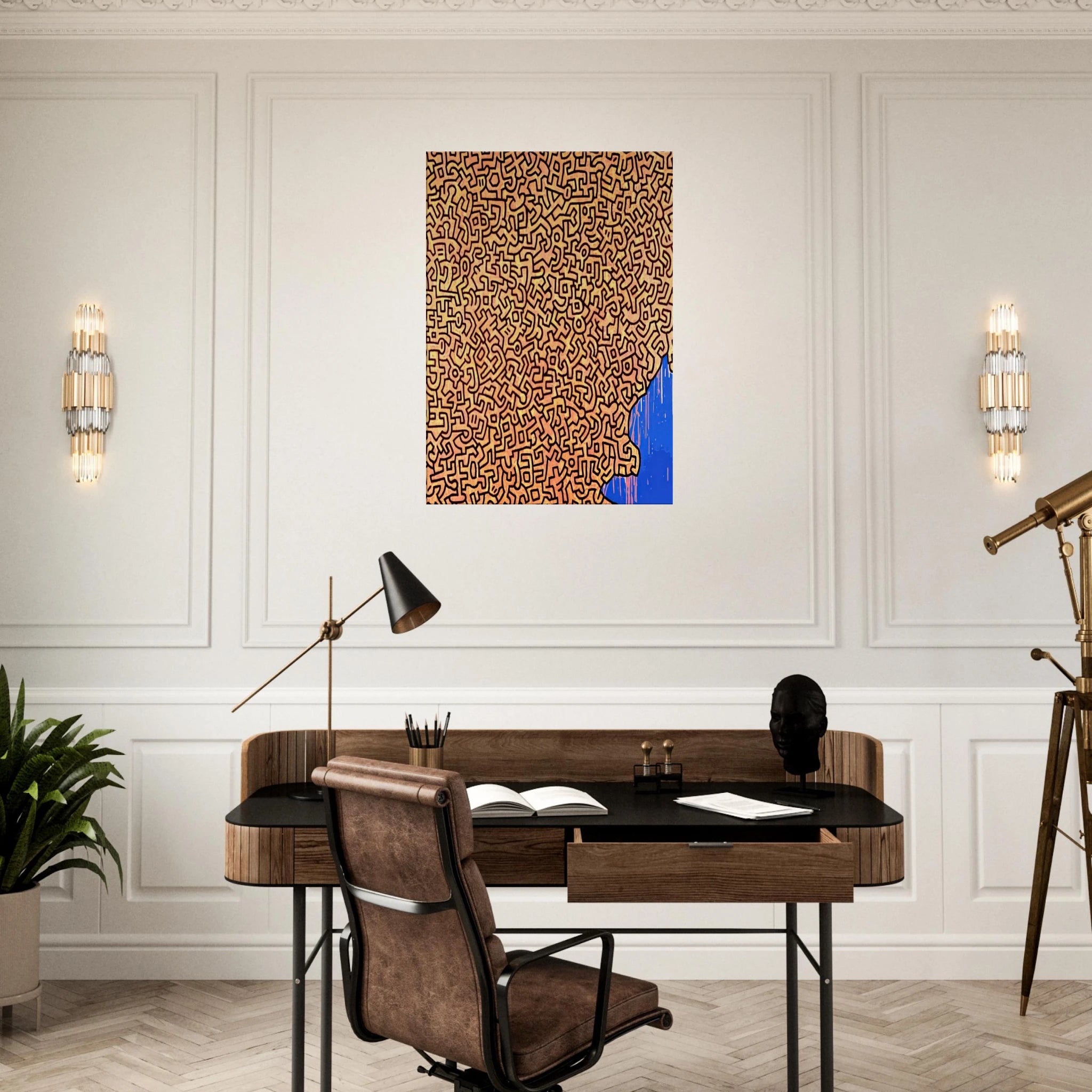 BRAZIL 1989 Canvas | Keith Haring Canvas | Keith Haring Prints