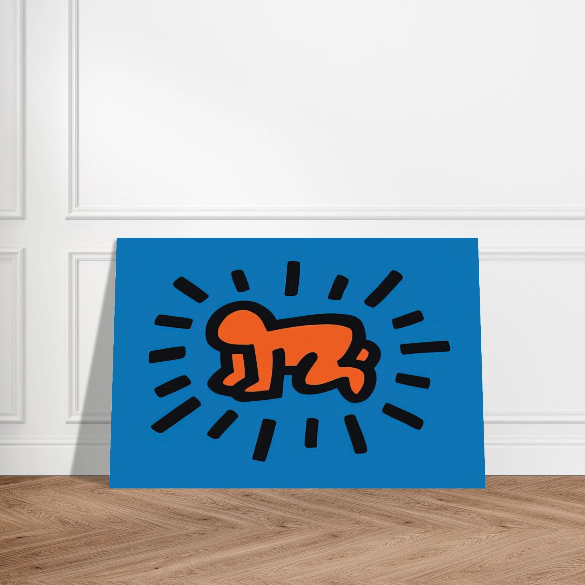 RADIANT BABY FROM ICONS SERIES 1990 Poster | Keith Haring Poster | Keith Haring Prints