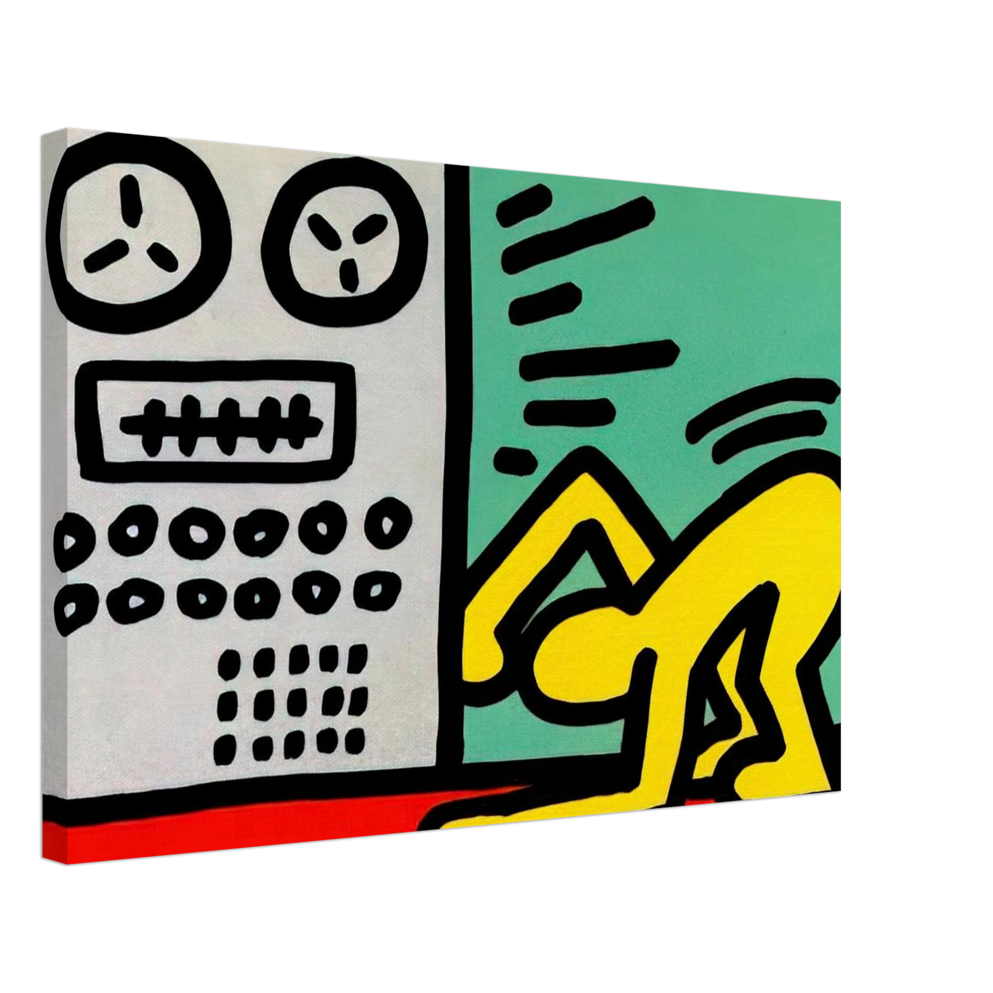 POP SHOP III 1989 Canvas | Keith Haring Canvas | Keith Haring Prints
