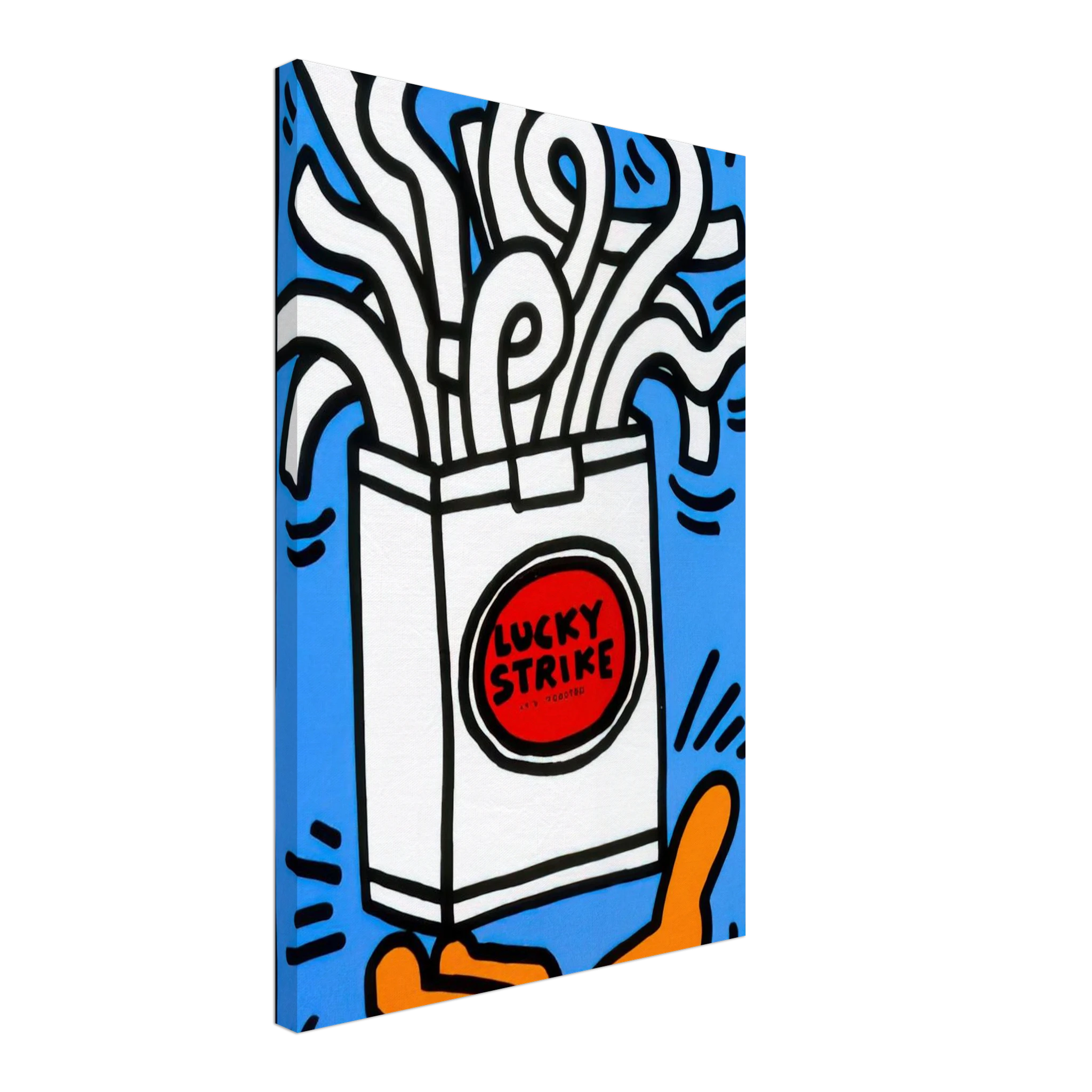 LUCKY STRIKE 1987 Canvas | Keith Haring Canvas | Keith Haring Prints