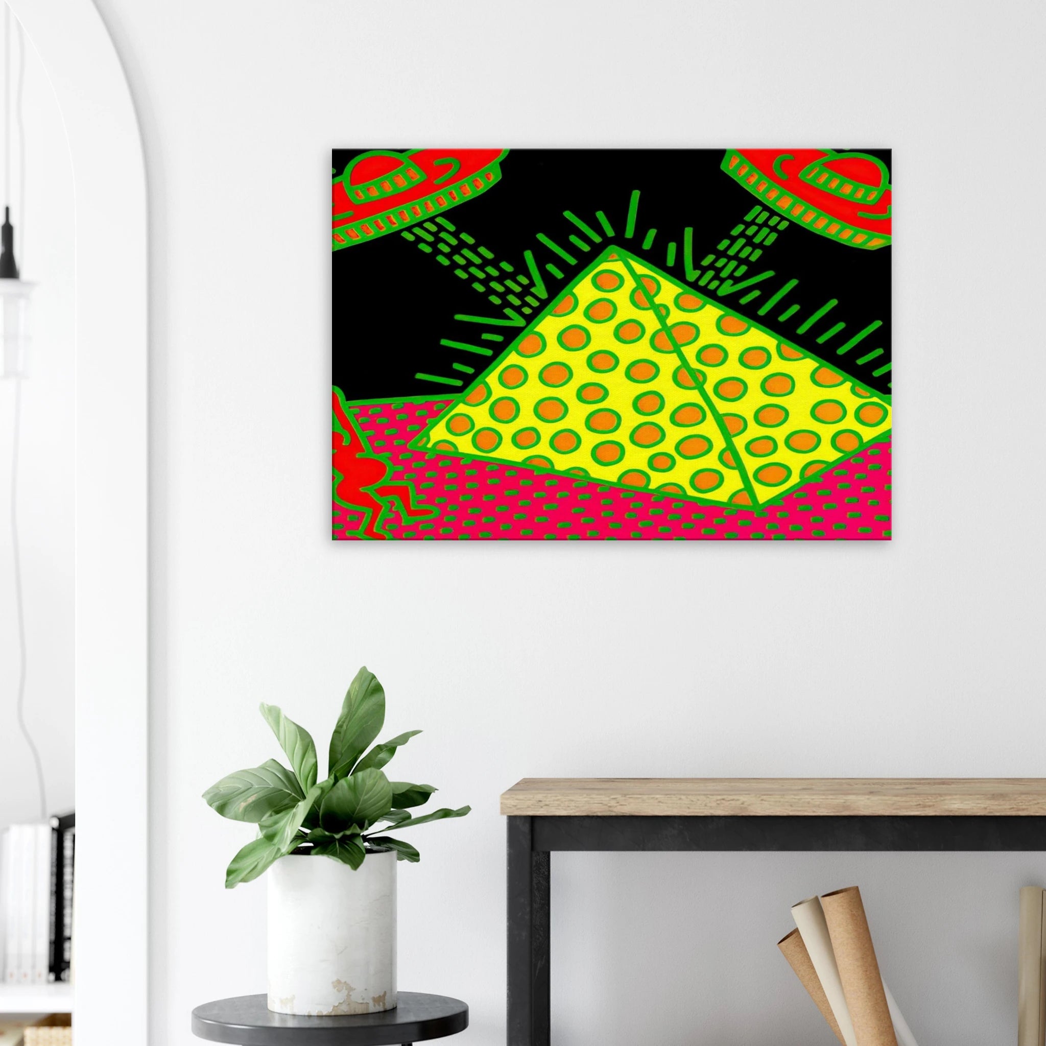 UNTITLED 1983 3 Canvas | Keith Haring Canvas | Keith Haring Prints