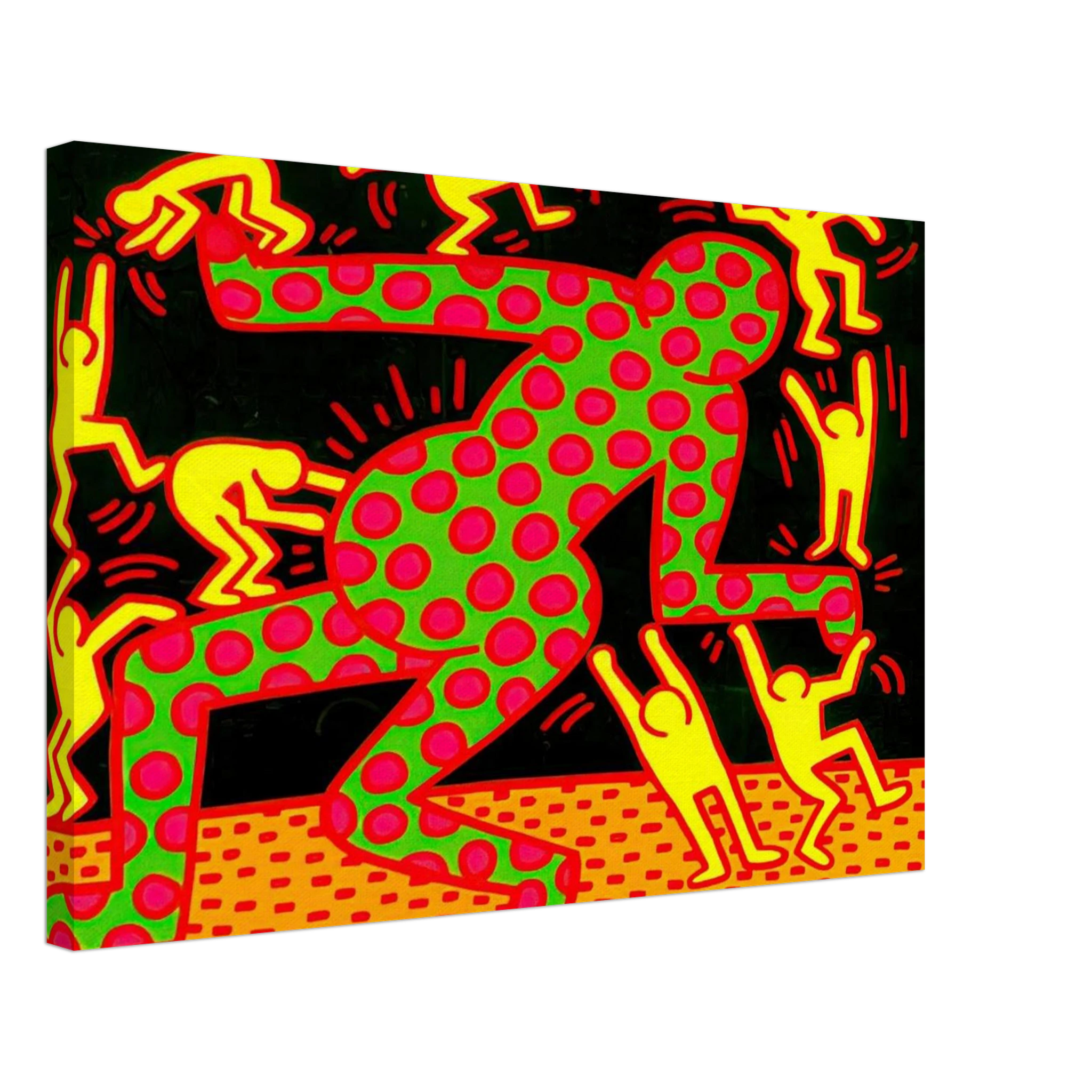 UNTITLED 1983 2 Canvas | Keith Haring Canvas | Keith Haring Prints