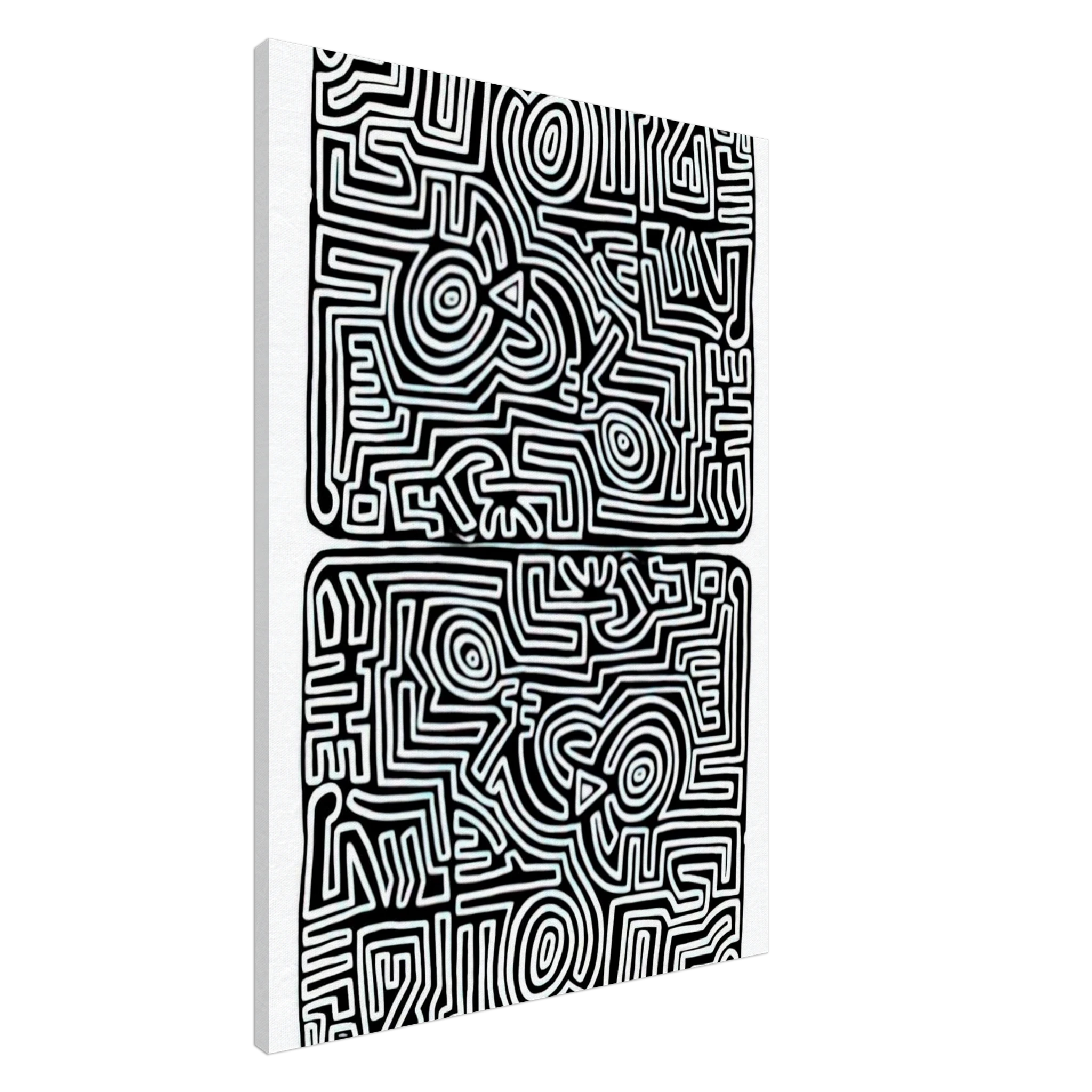 LABYRINTH 1989 Canvas | Keith Haring Canvas | Keith Haring Prints