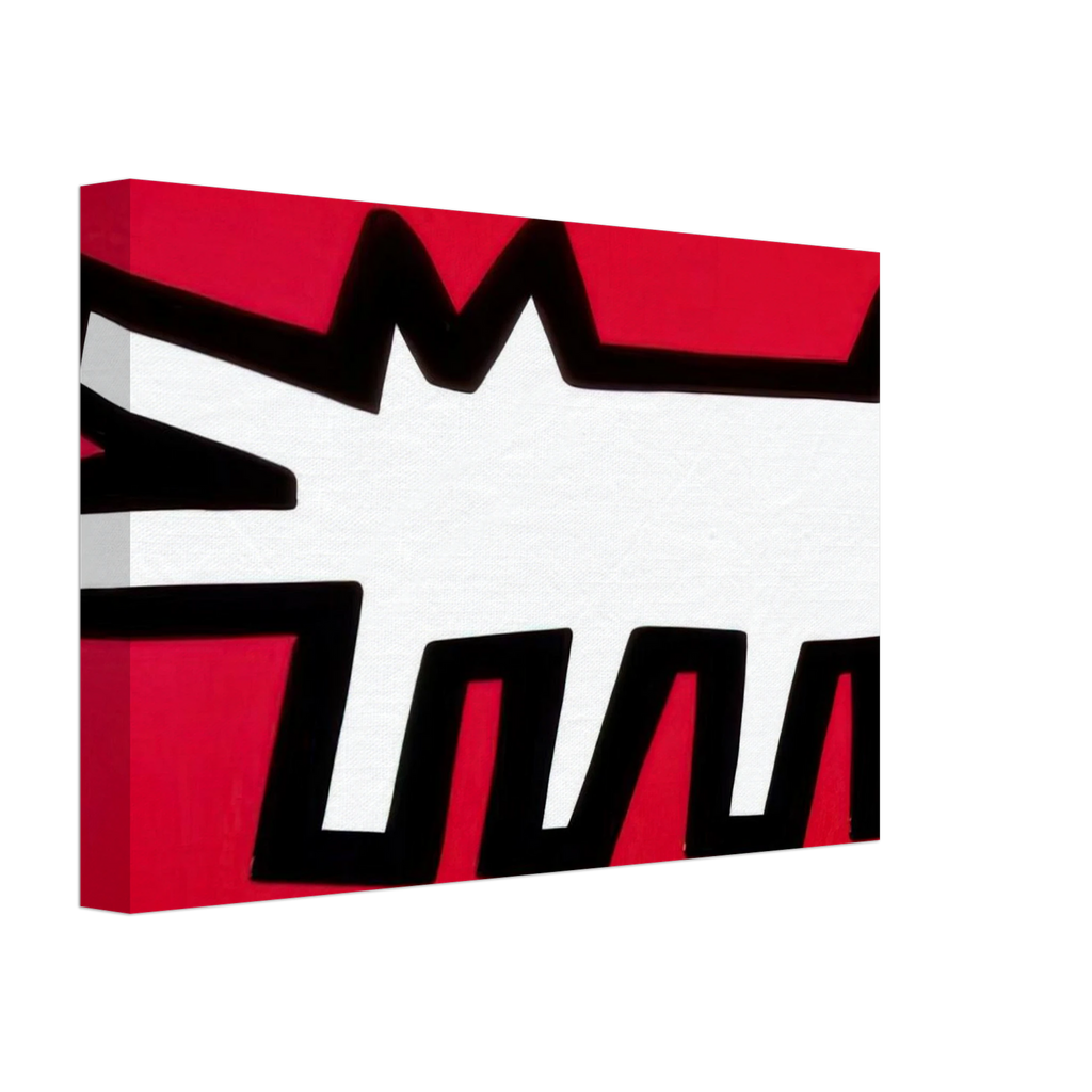 BARKING DOG 1990 Canvas | Keith Haring Canvas | Keith Haring Prints