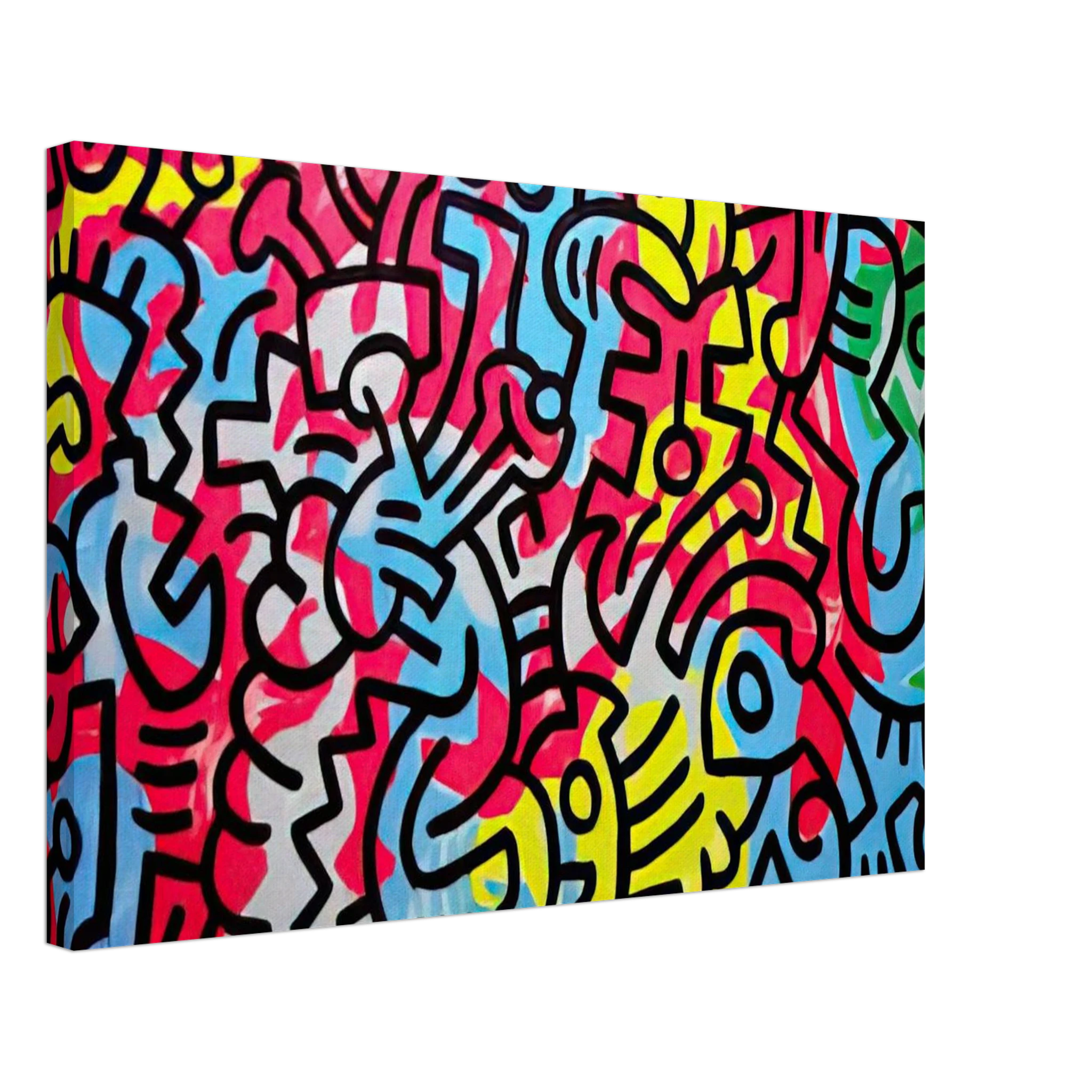 UNTITLED 1987 Canvas | Keith Haring Canvas | Keith Haring Prints