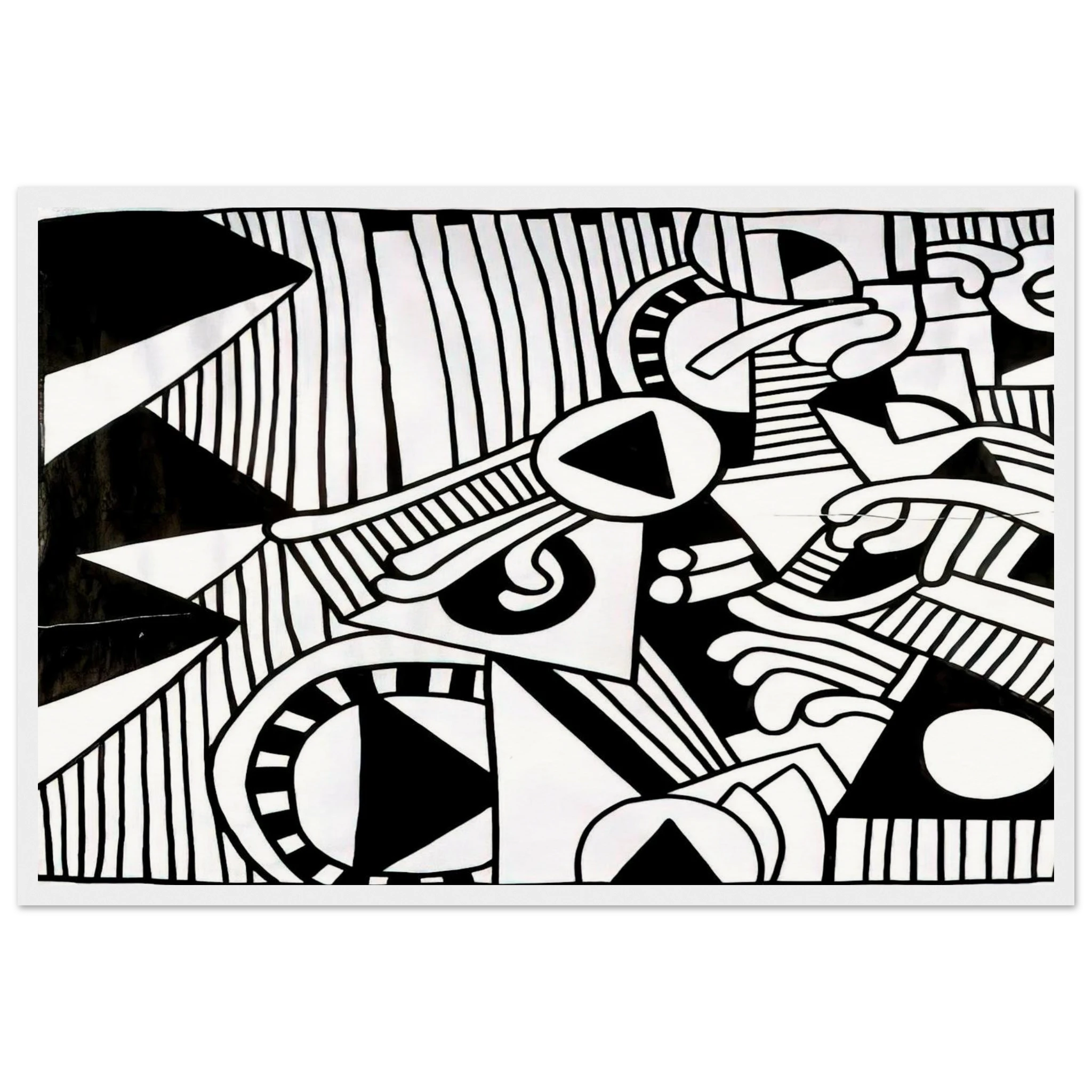 UNTITLED 1978 1 Framed Poster | Keith Haring Framed Prints Wall Art | Keith Haring Prints