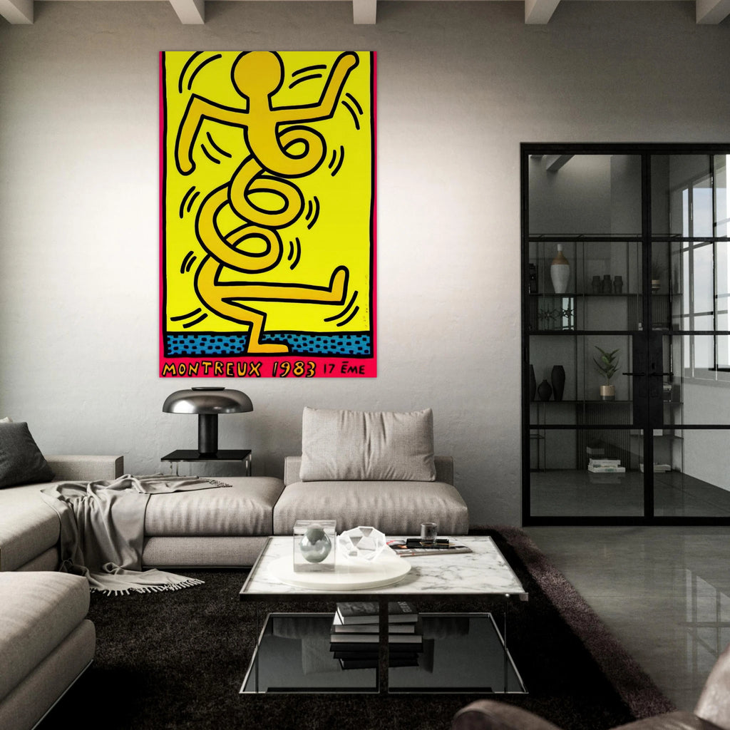 MONTREUX 1983 Poster | Keith Haring Poster | Keith Haring Prints