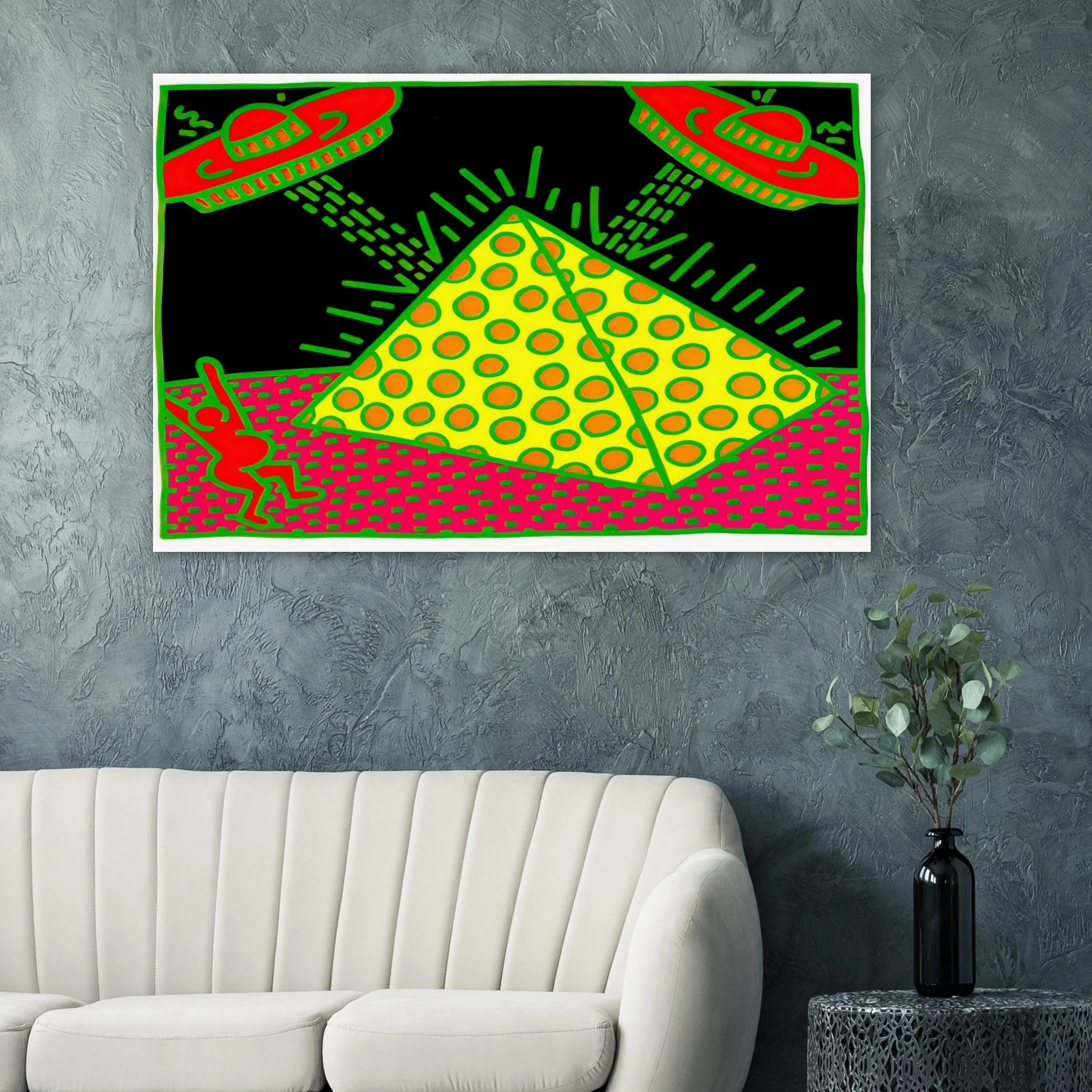 UNTITLED 1983 3 Poster | Keith Haring Poster | Keith Haring Prints