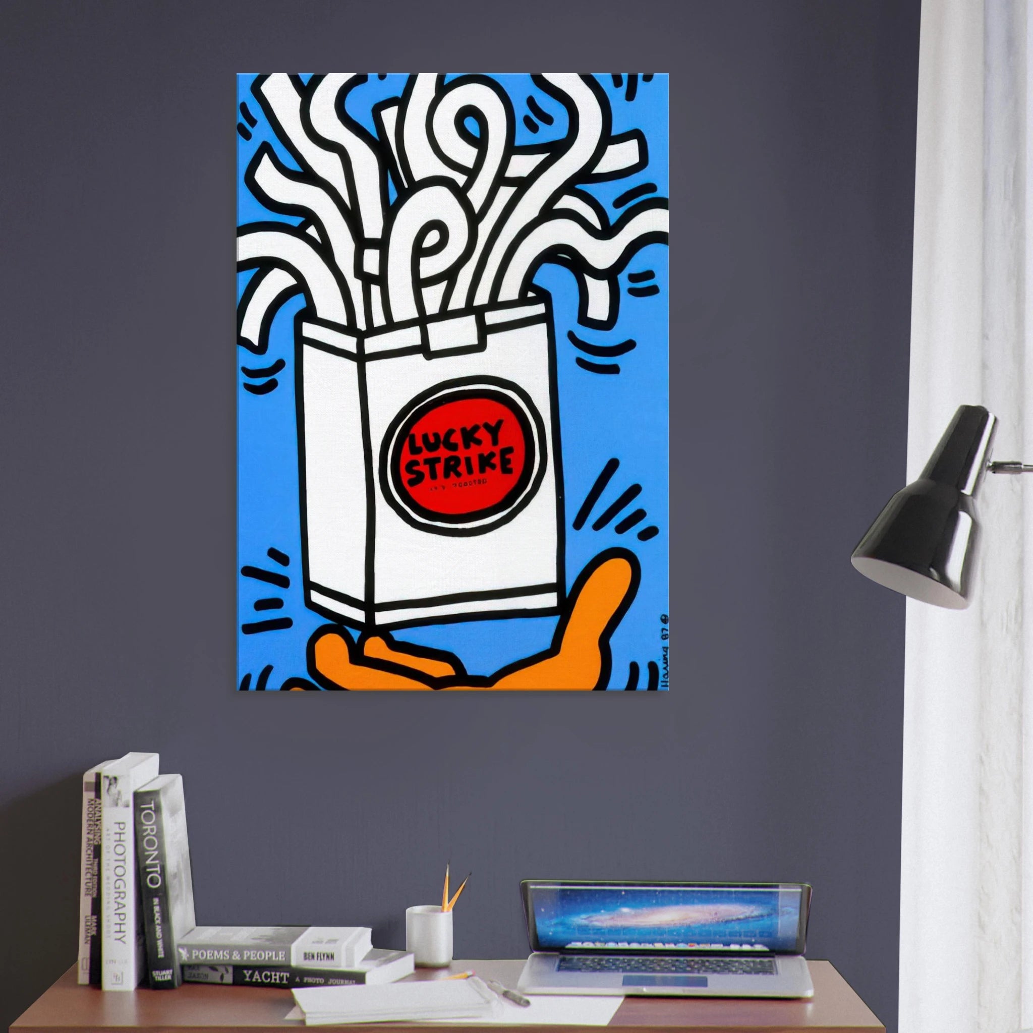LUCKY STRIKE 1987 Canvas | Keith Haring Canvas | Keith Haring Prints