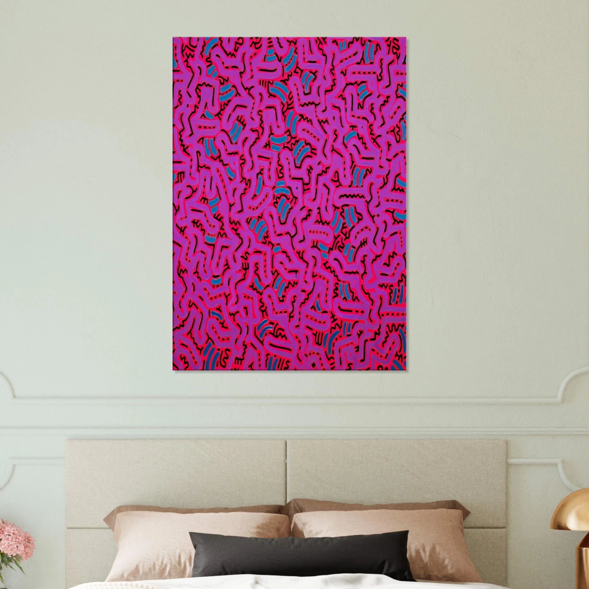UNTITLED 1984 Canvas | Keith Haring Canvas | Keith Haring Prints
