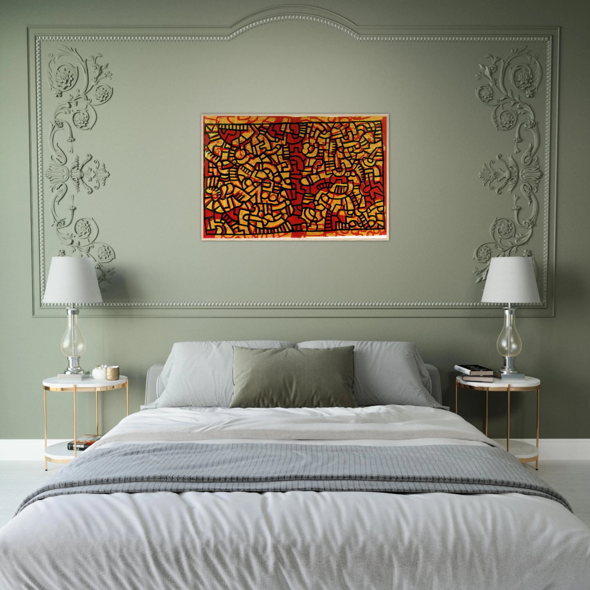 UNTITLED 1979 Framed Poster | Keith Haring Framed Prints Wall Art | Keith Haring Prints